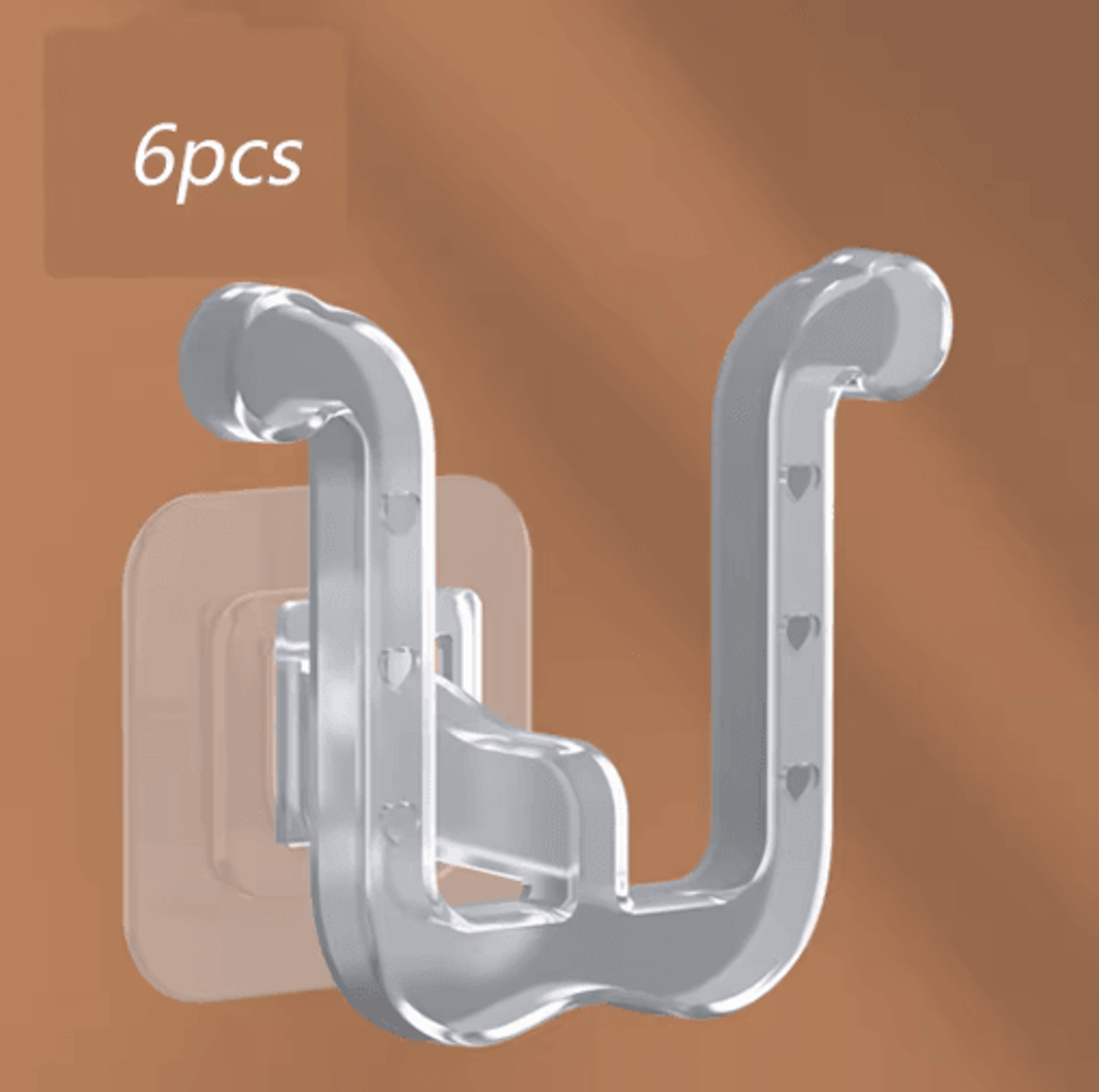 UShaped WallMounted Slipper Rack Bathroom Drainage Sandal Storage 5