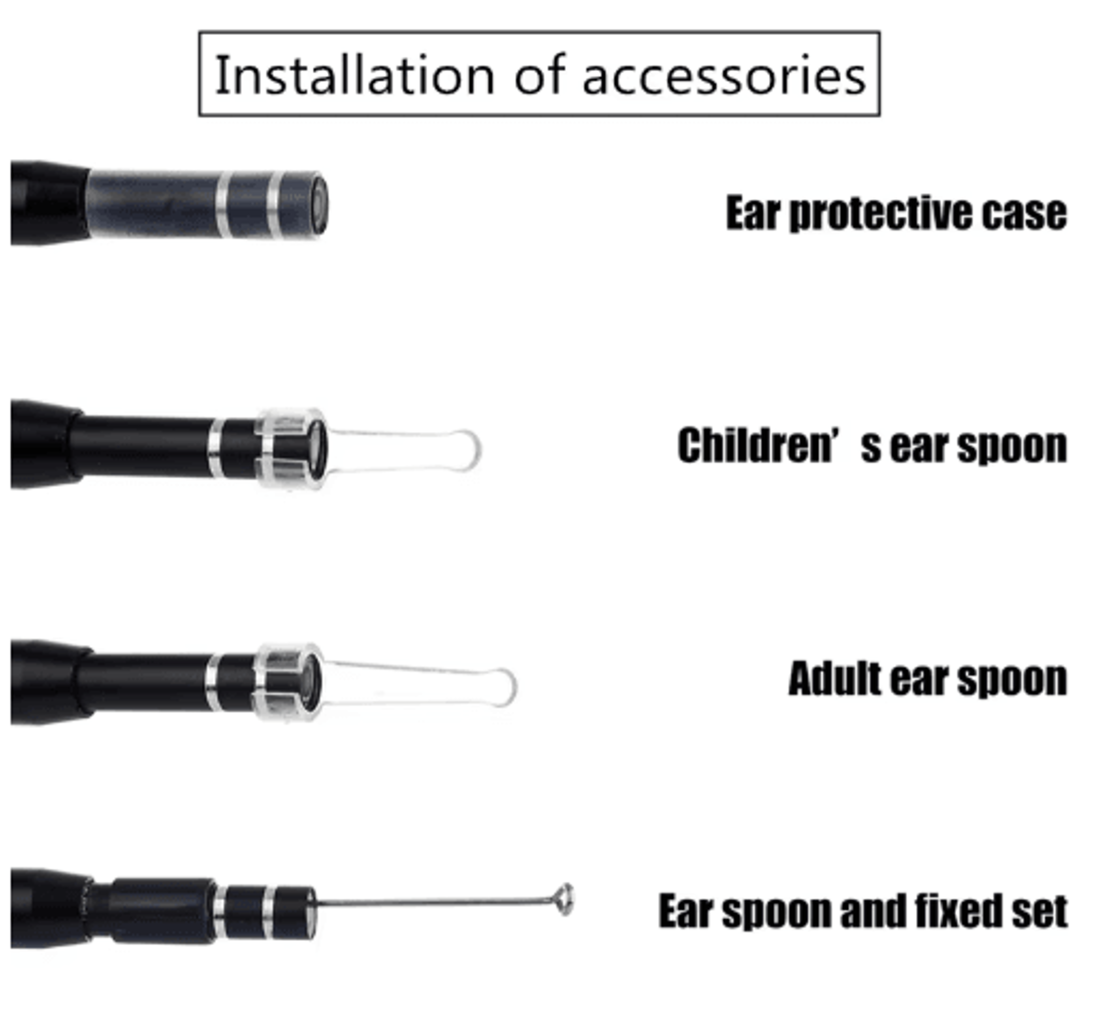 USB HD Visual Ear Cleaner Camera Intelligent Earwax Removal Endoscope Tool 2