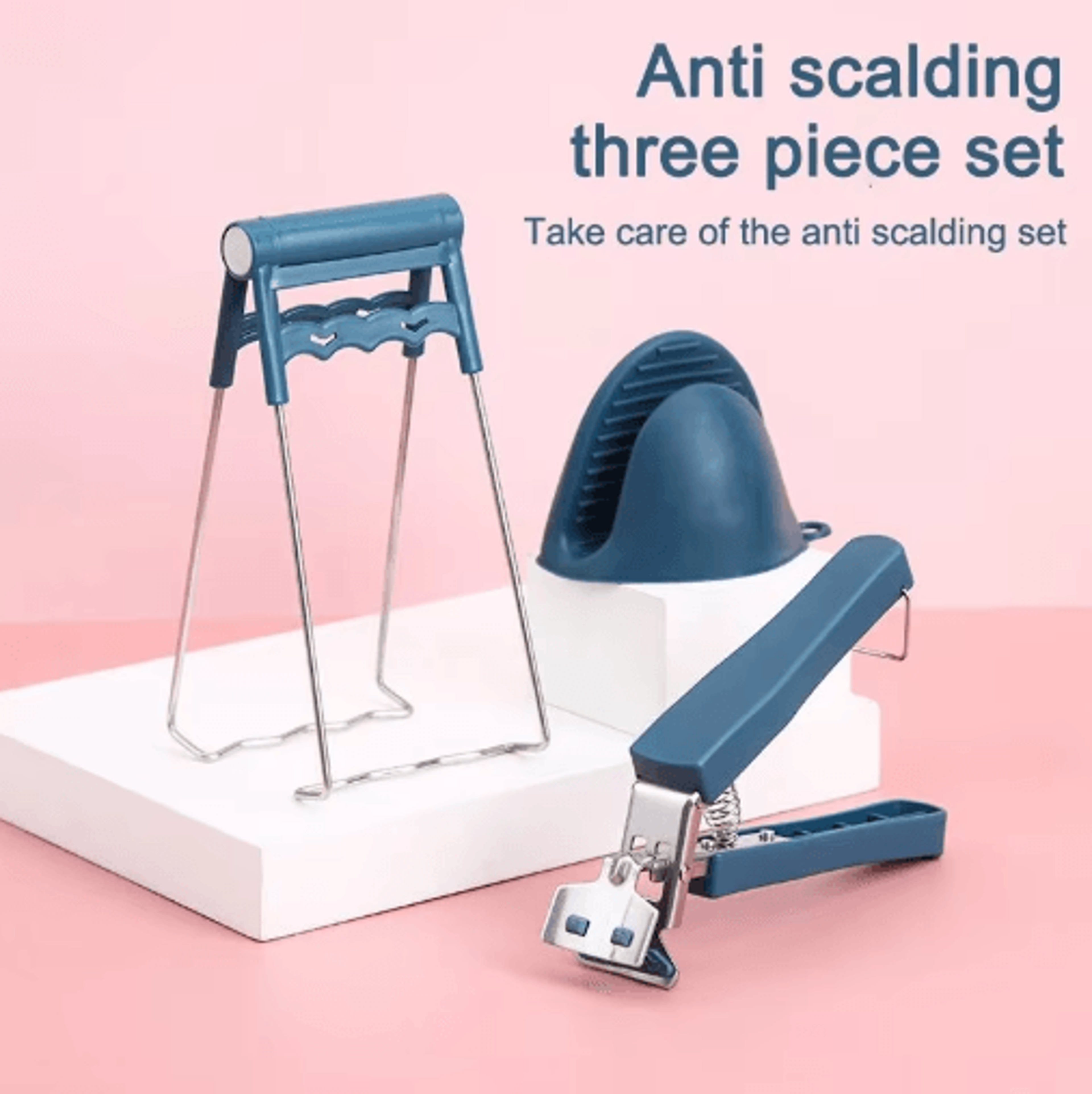 AntiScald Bowl Clamp NonSlip Plate  Steaming Vegetable Lifter 6