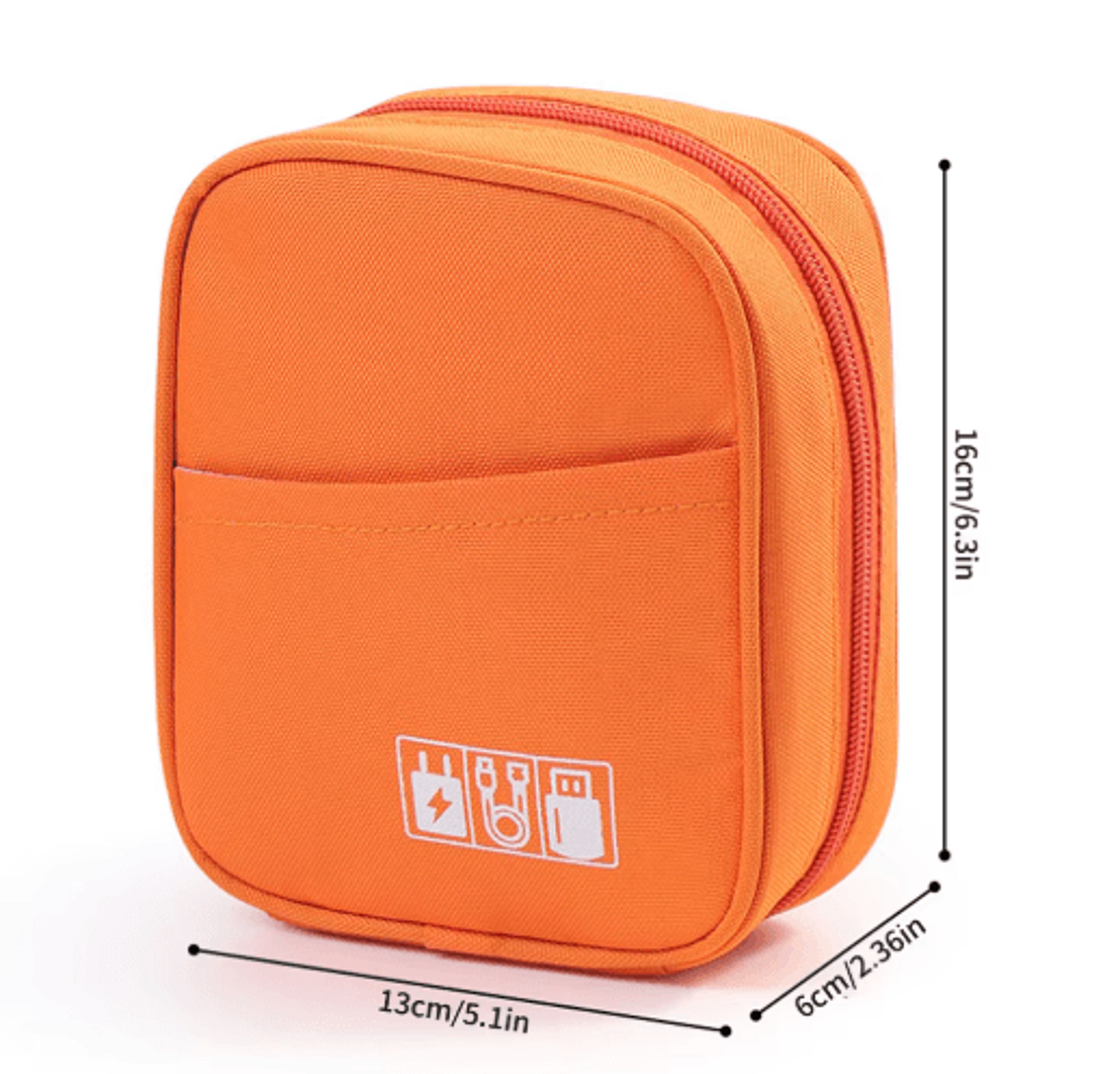 Waterproof Portable Cable Organizer Bag  Travel Digital Accessories Storage Pouch 4