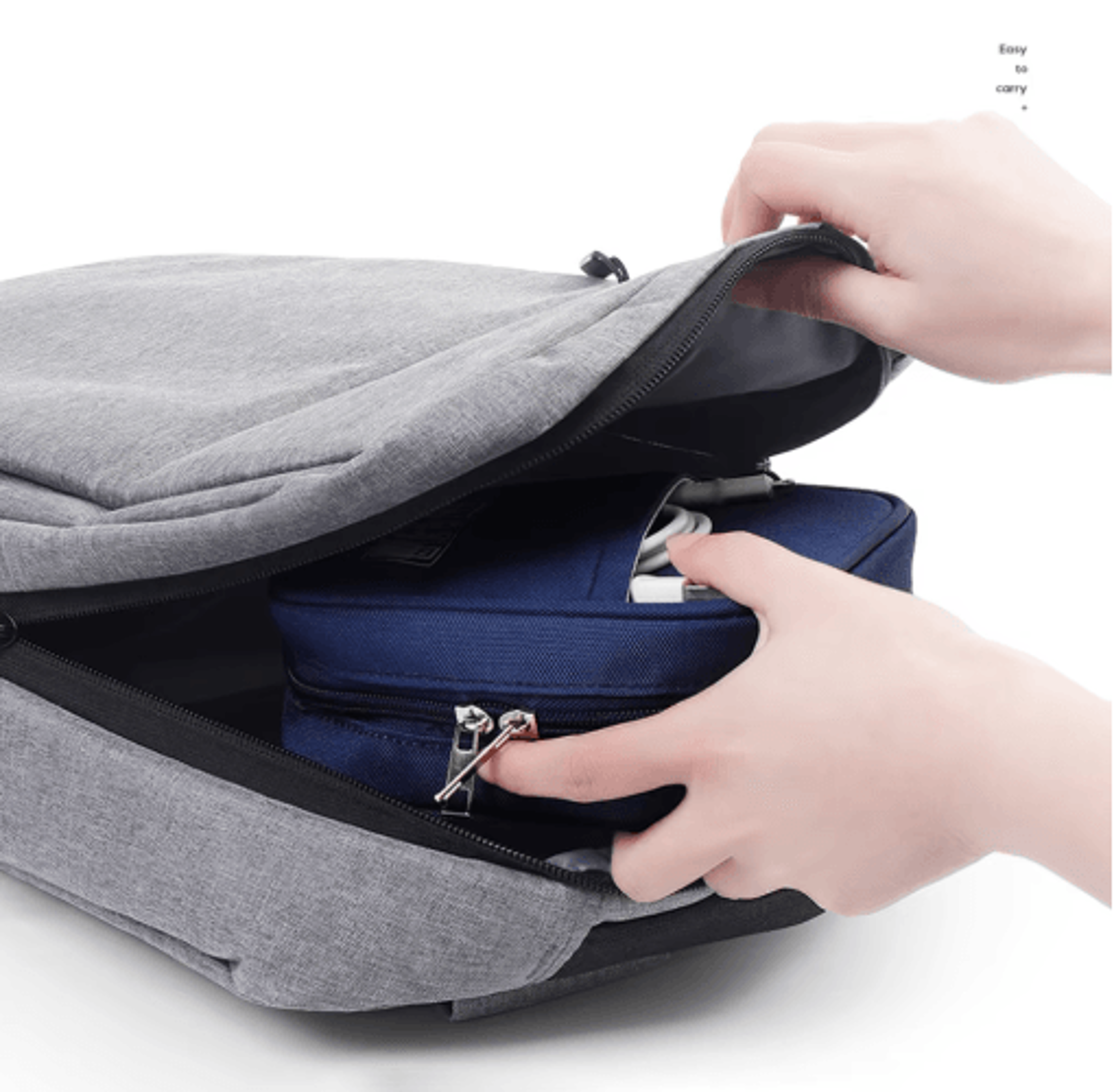 Waterproof Portable Cable Organizer Bag  Travel Digital Accessories Storage Pouch 5