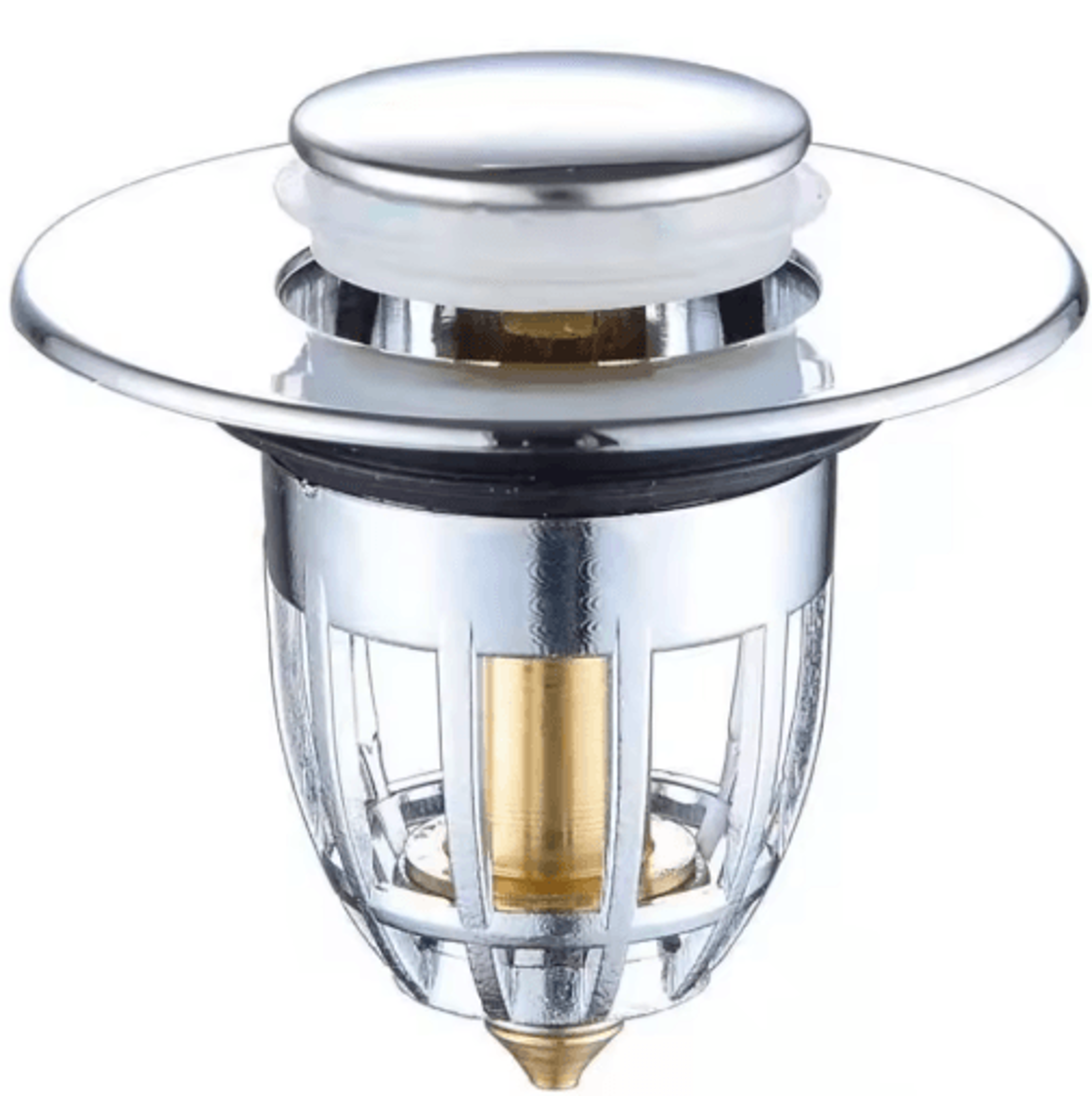 PopUp Drain Filter Stopper  Press Bounce Sink Strainer For Bathroom  Kitchen 2