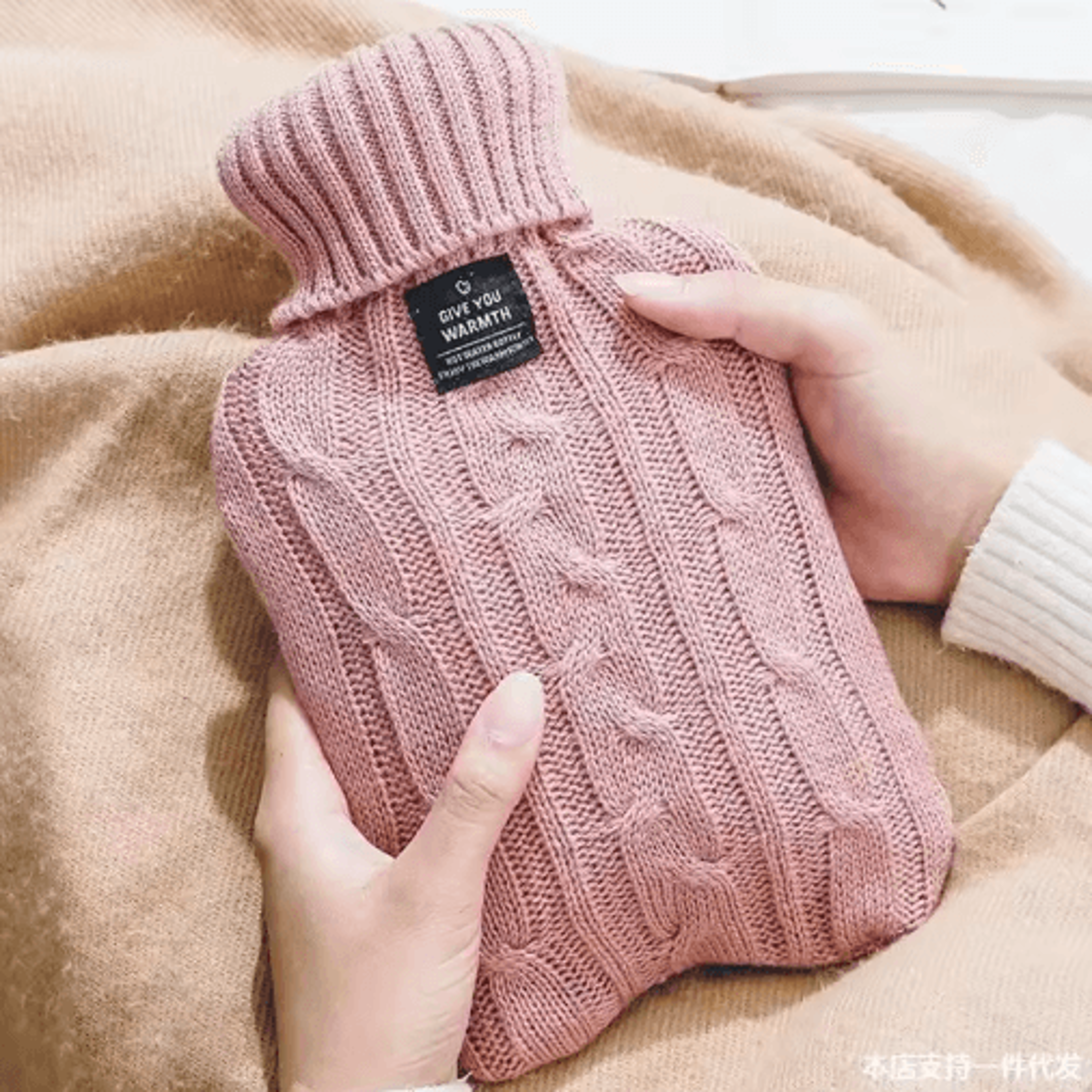 Large Capacity Hot Water Bottle 1000ML  2000ML  Reusable Warmth Bag For Belly Hands  Feet 7