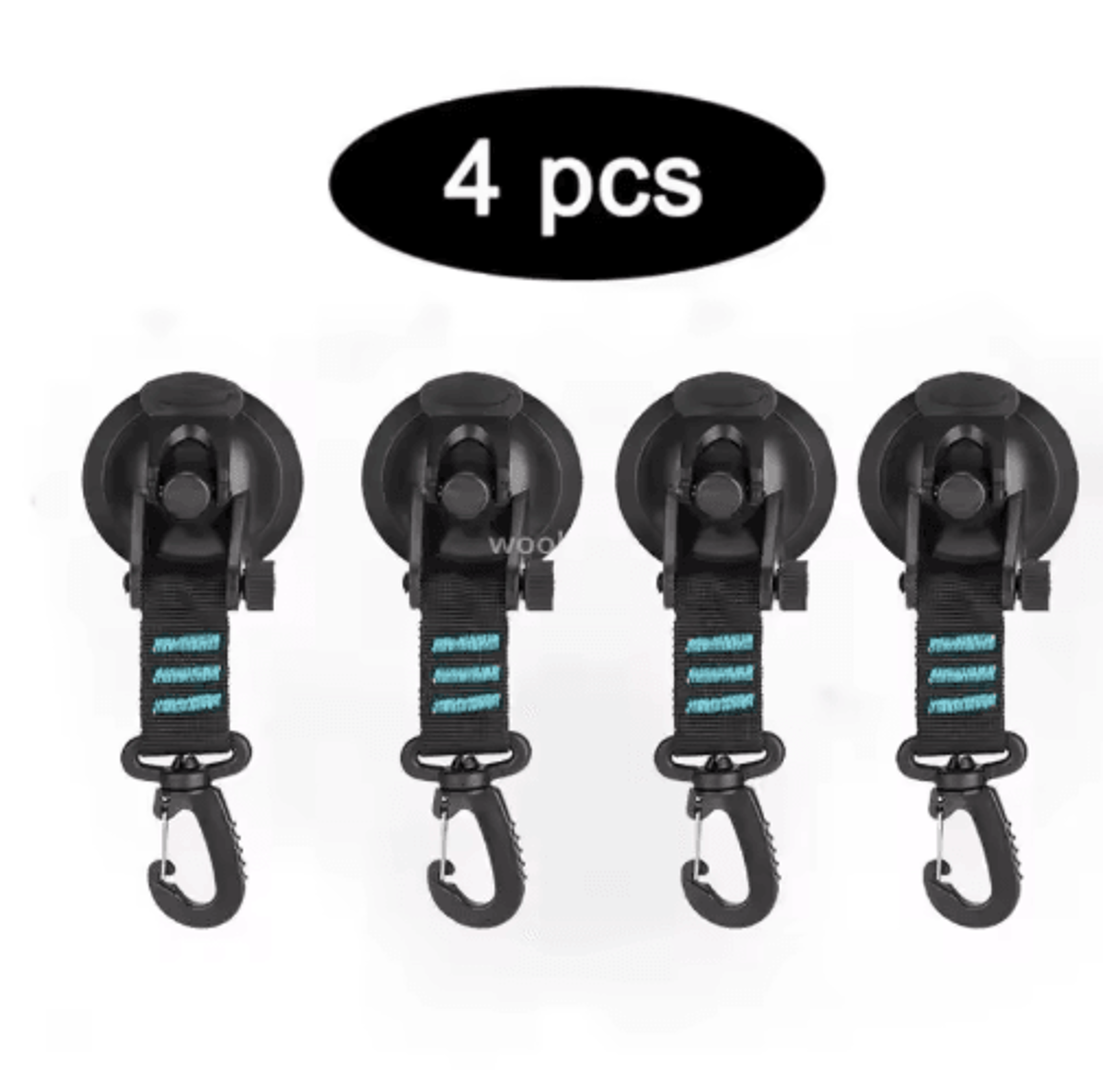Strong Suction Cup Hook With Buckle Car And Camping Glass Hook For Travel And Hiking 7