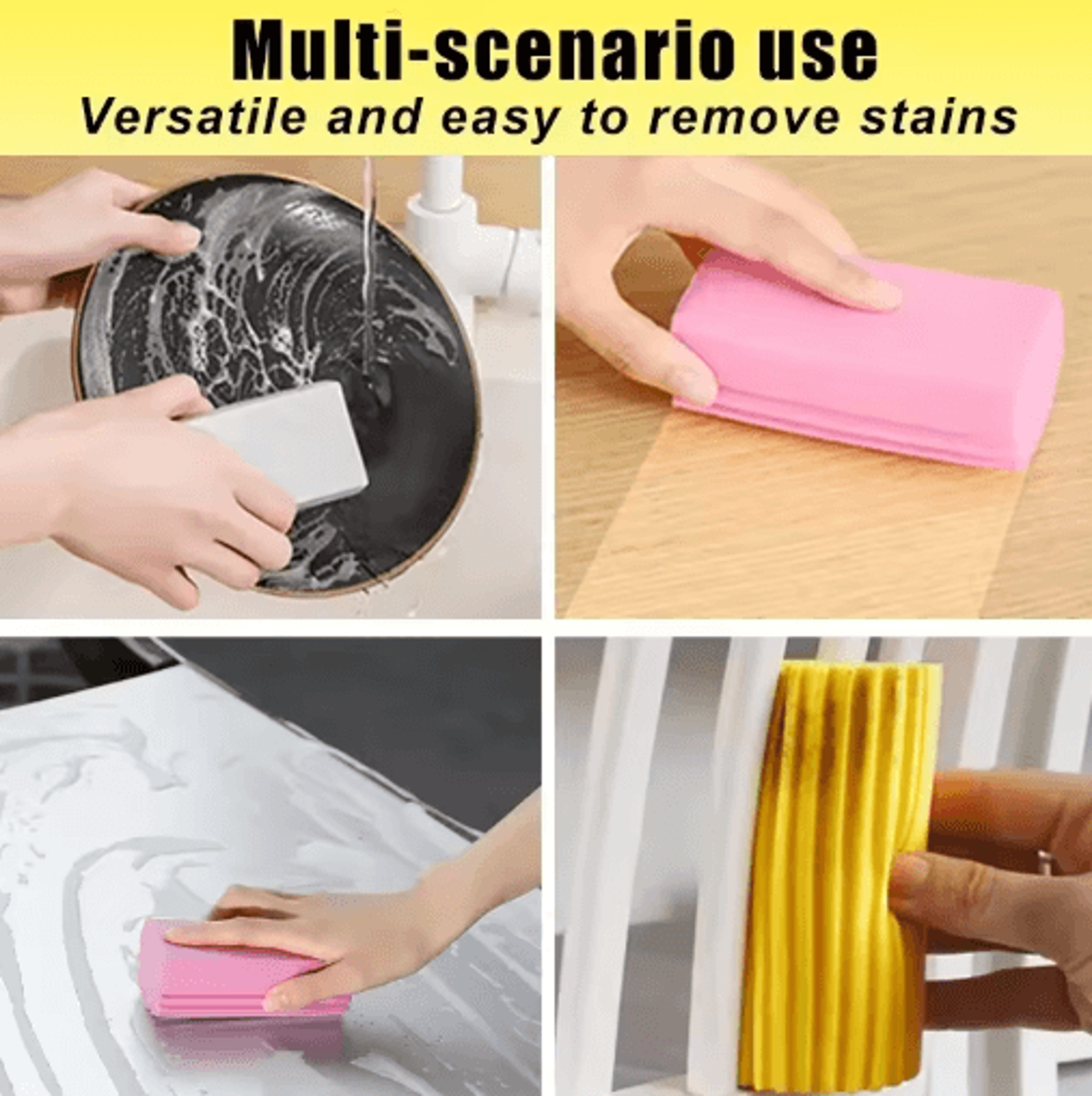 Reusable Damp Clean Duster Sponge For Home  Car Cleaning 10