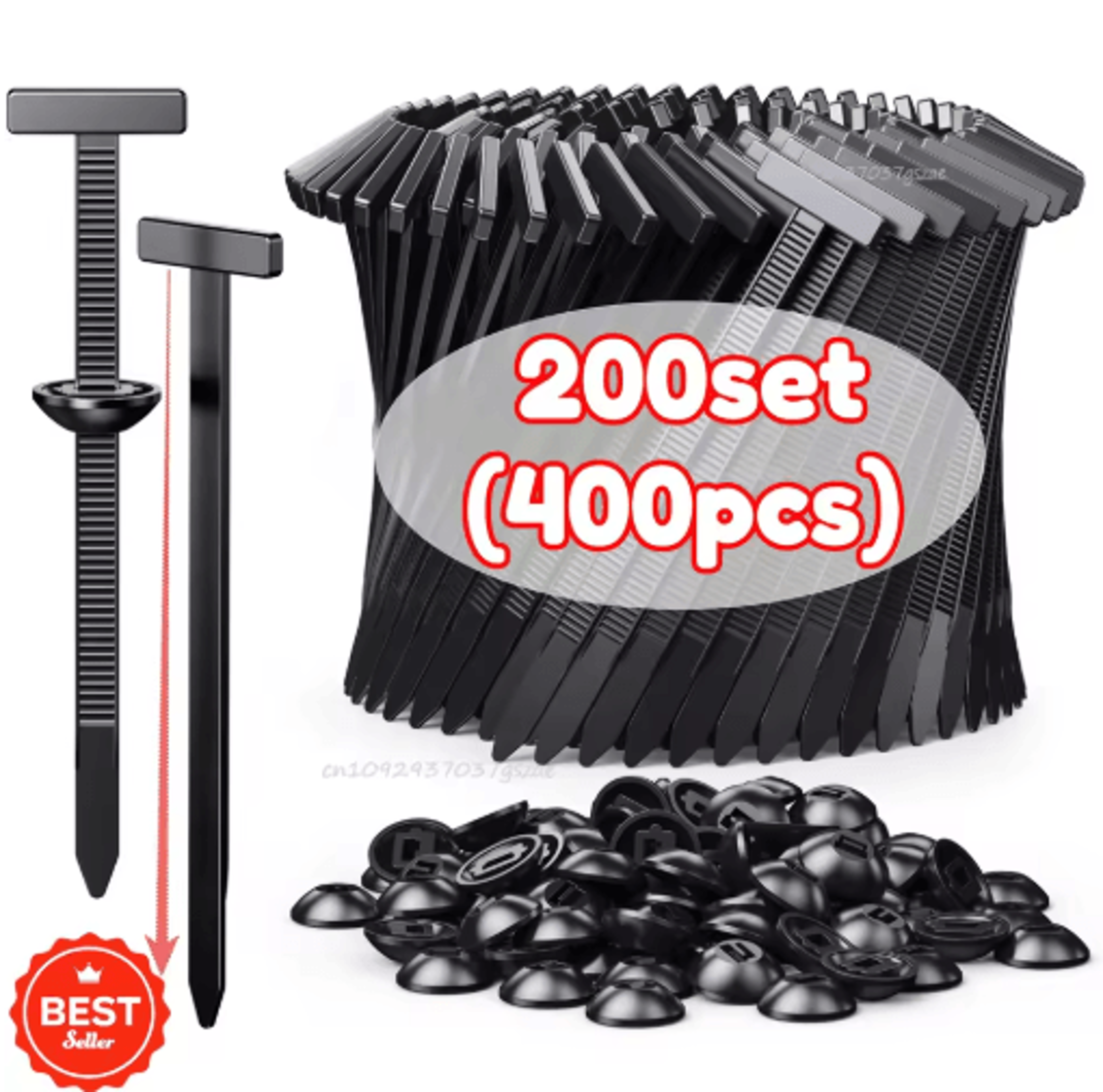 SelfLocking Universal Nylon Cable Ties With Buckle  Pin 5
