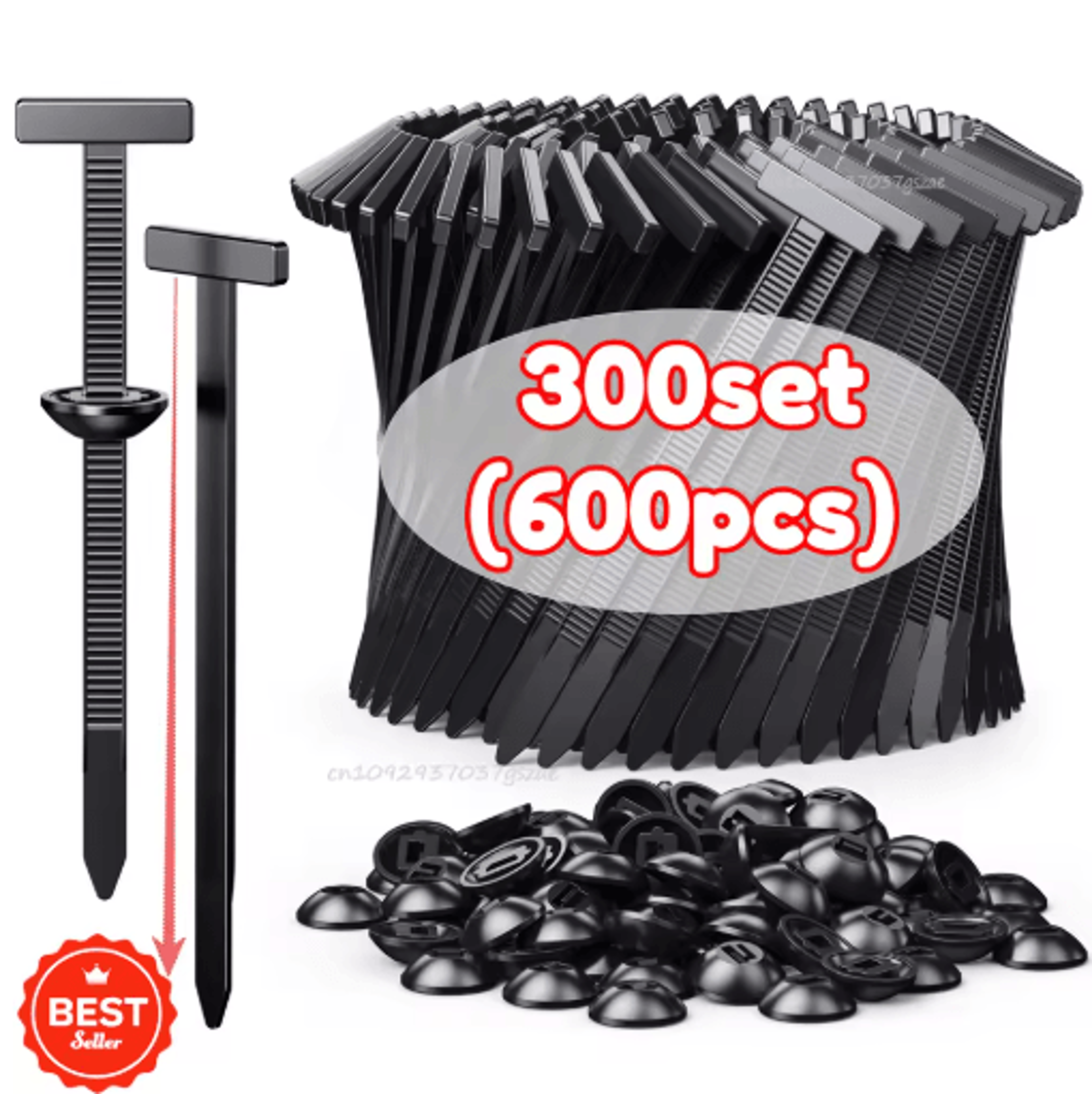 SelfLocking Universal Nylon Cable Ties With Buckle  Pin 6