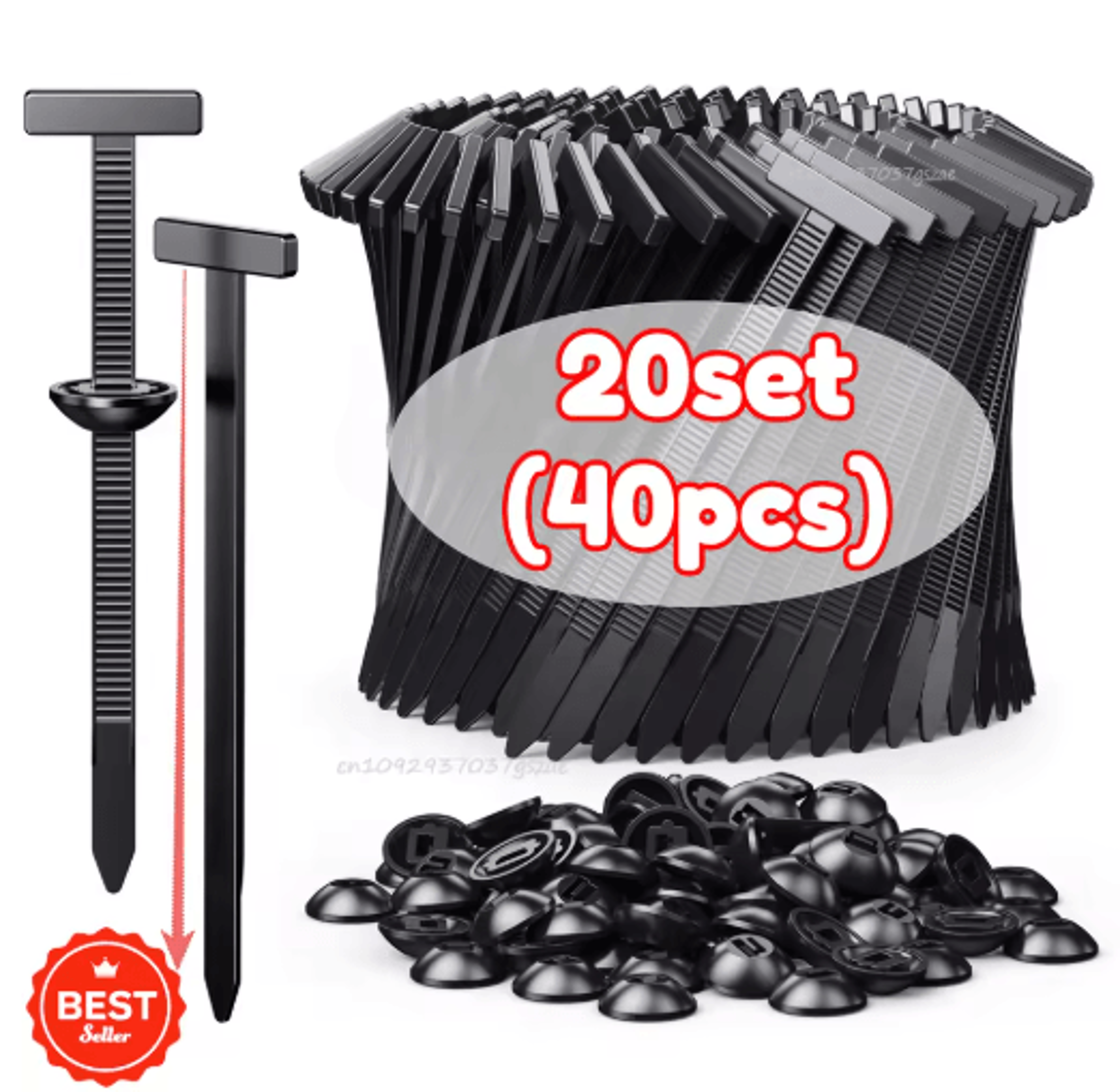SelfLocking Universal Nylon Cable Ties With Buckle  Pin 8