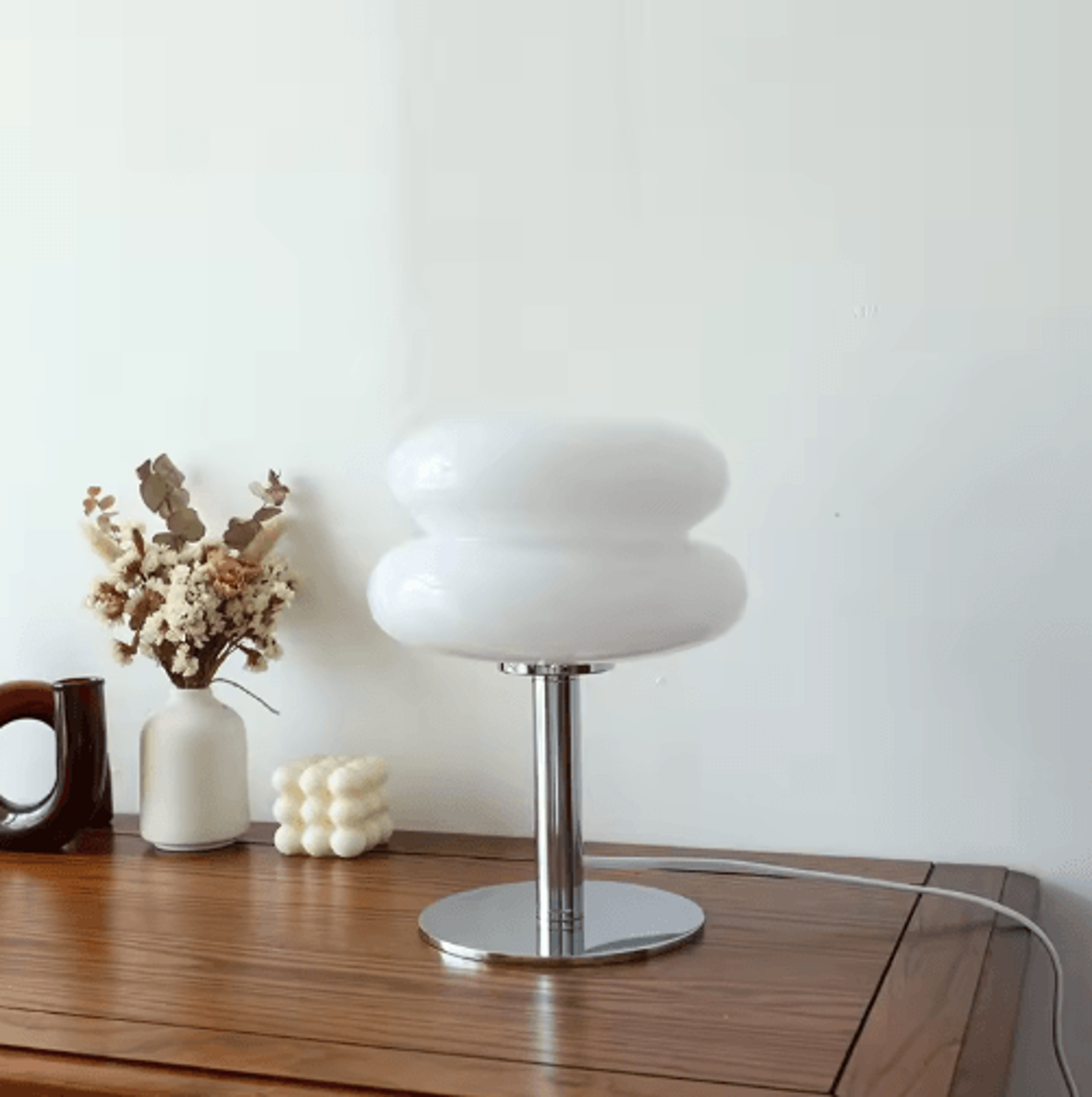 Macaron Glass Table Lamp With Trichromatic Dimming 4
