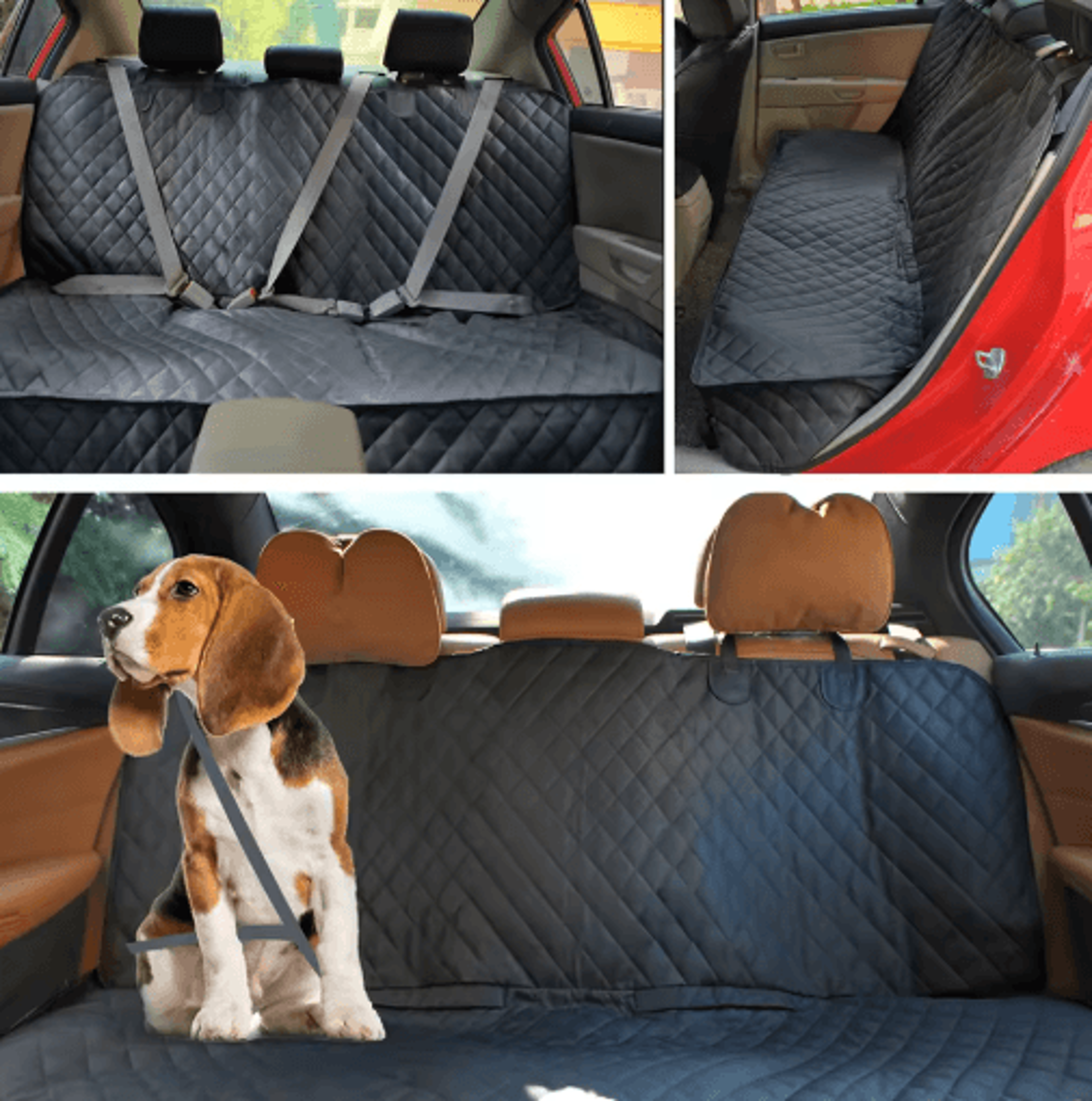 Waterproof Dog Car Seat Cover With ArmrestCompatible Design 5