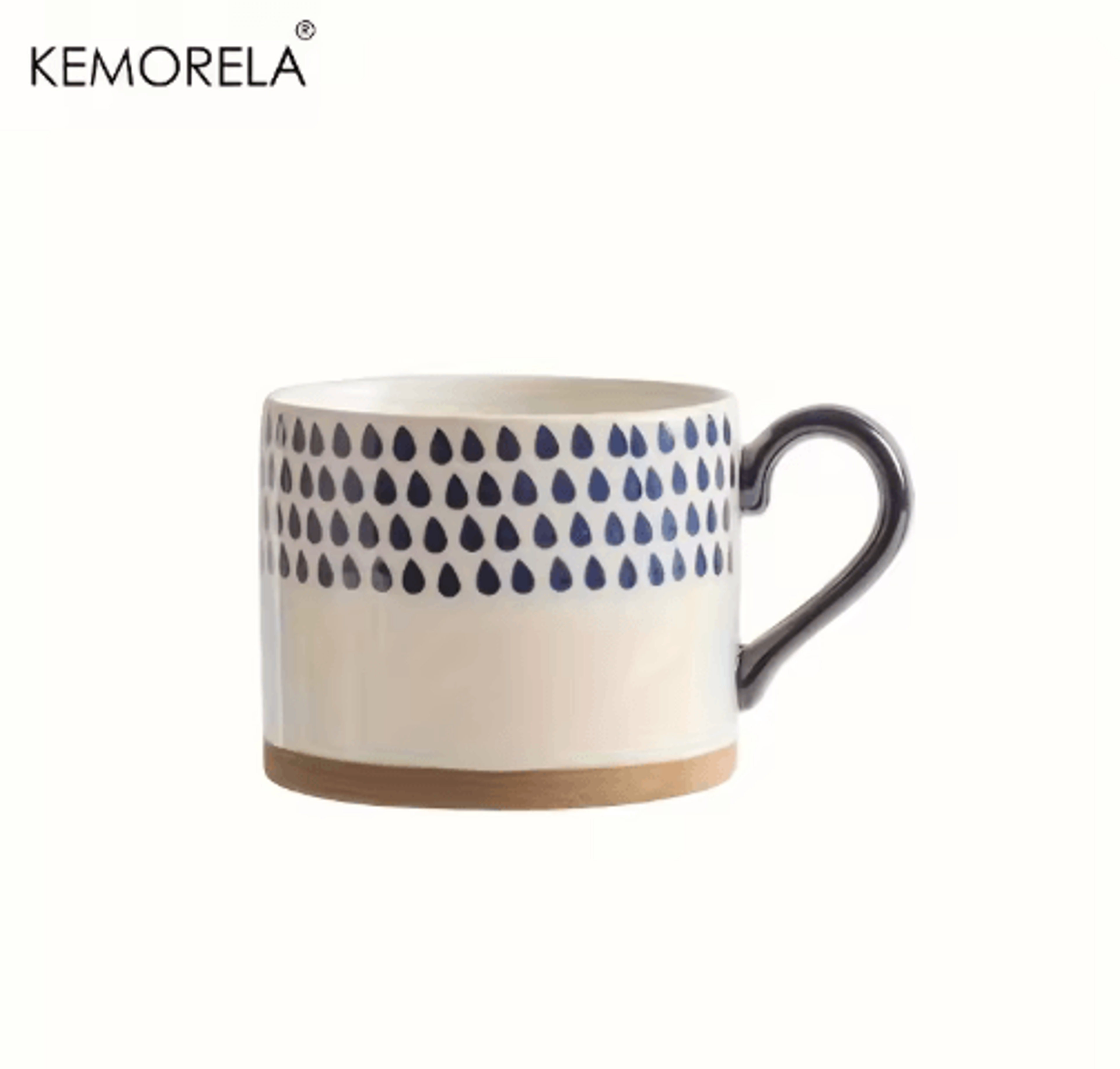 KEMORELA Japanese Ceramic Cup For Coffee Milk  Breakfast Drinks 4