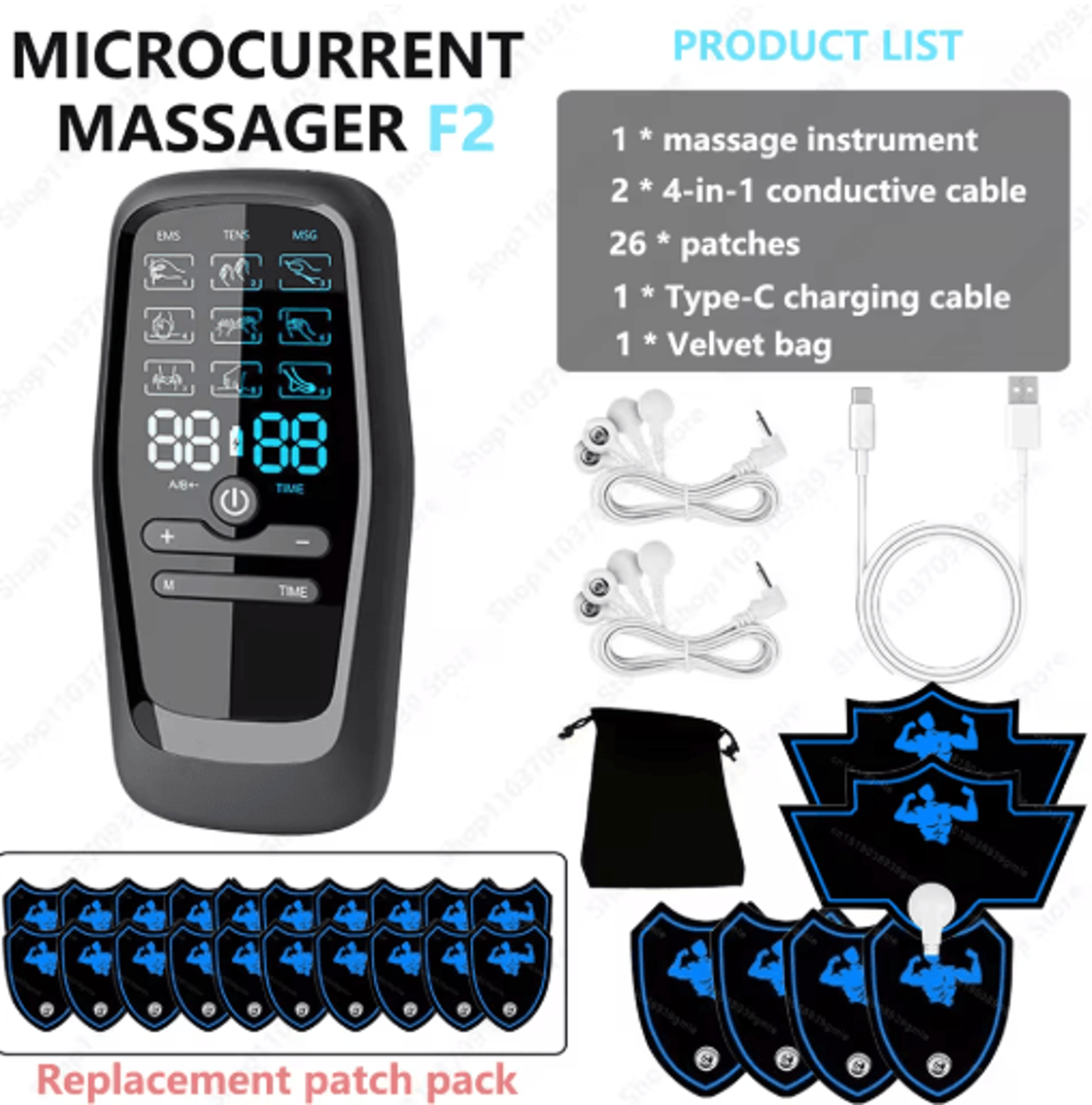Digital TENS  EMS Muscle Stimulator For Body Therapy And Massage 1