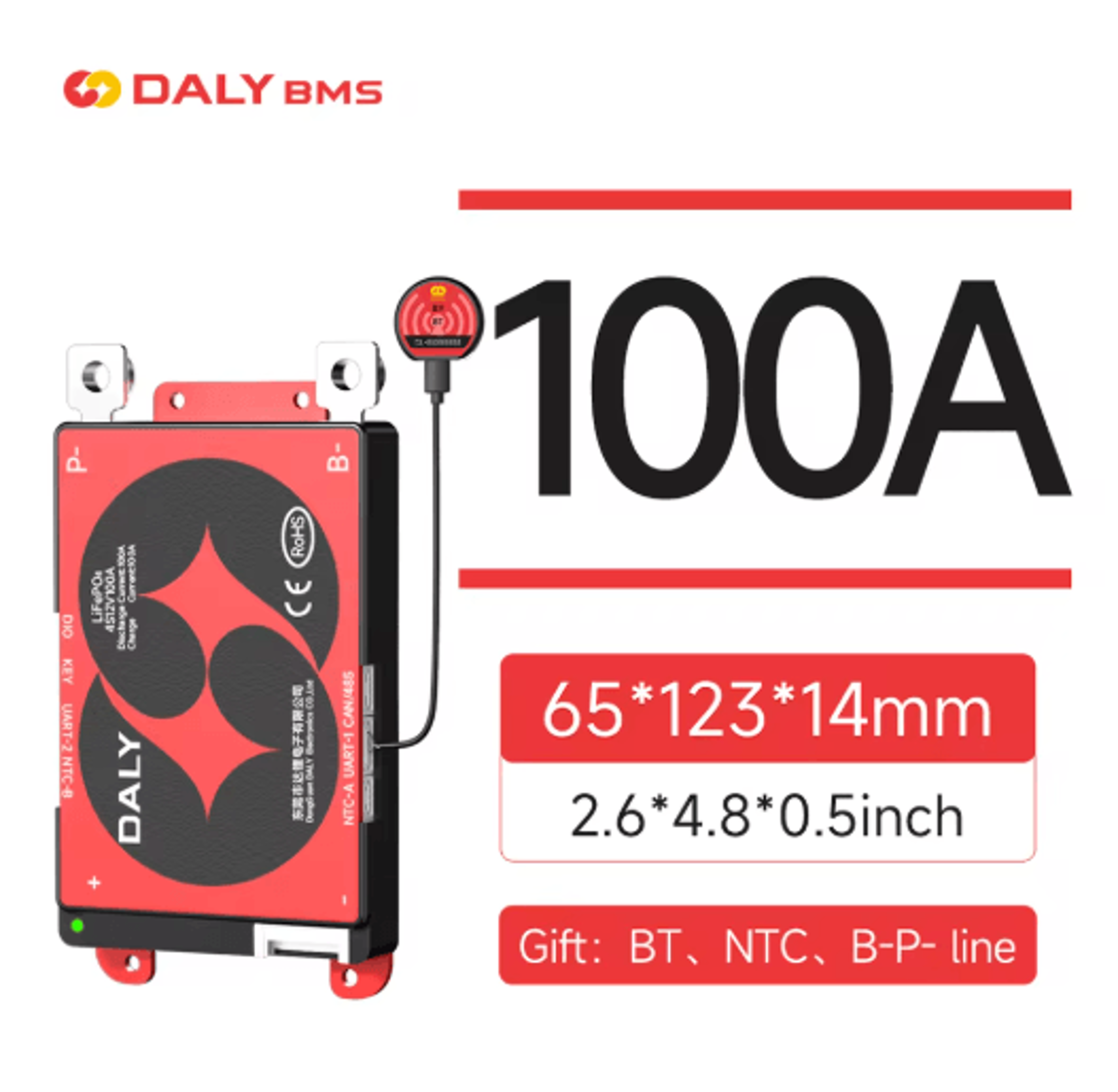 DALY Smart LiFePO4 BMS Board With Bluetooth And CAN Communication 4