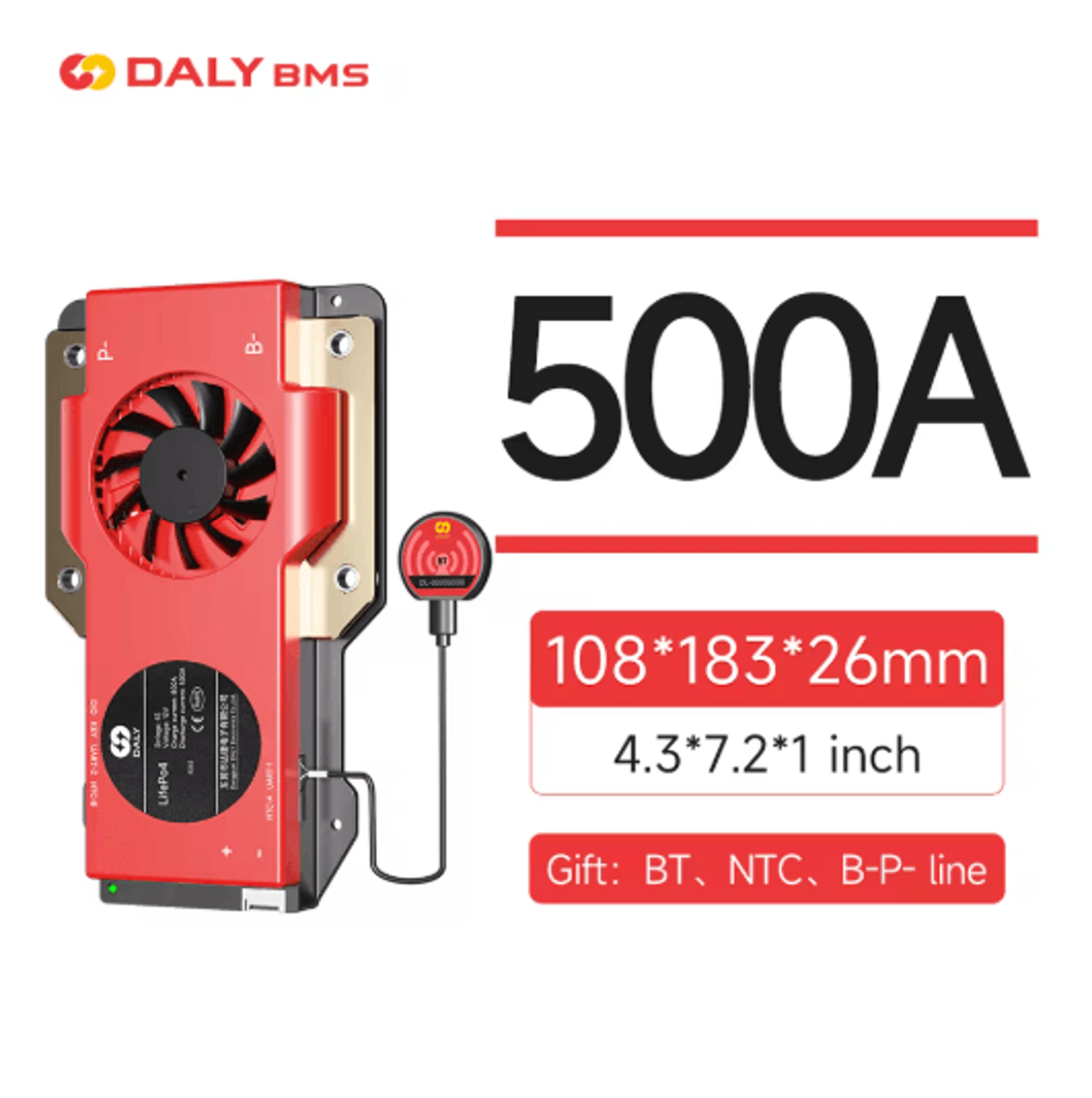DALY Smart LiFePO4 BMS Board With Bluetooth And CAN Communication 9