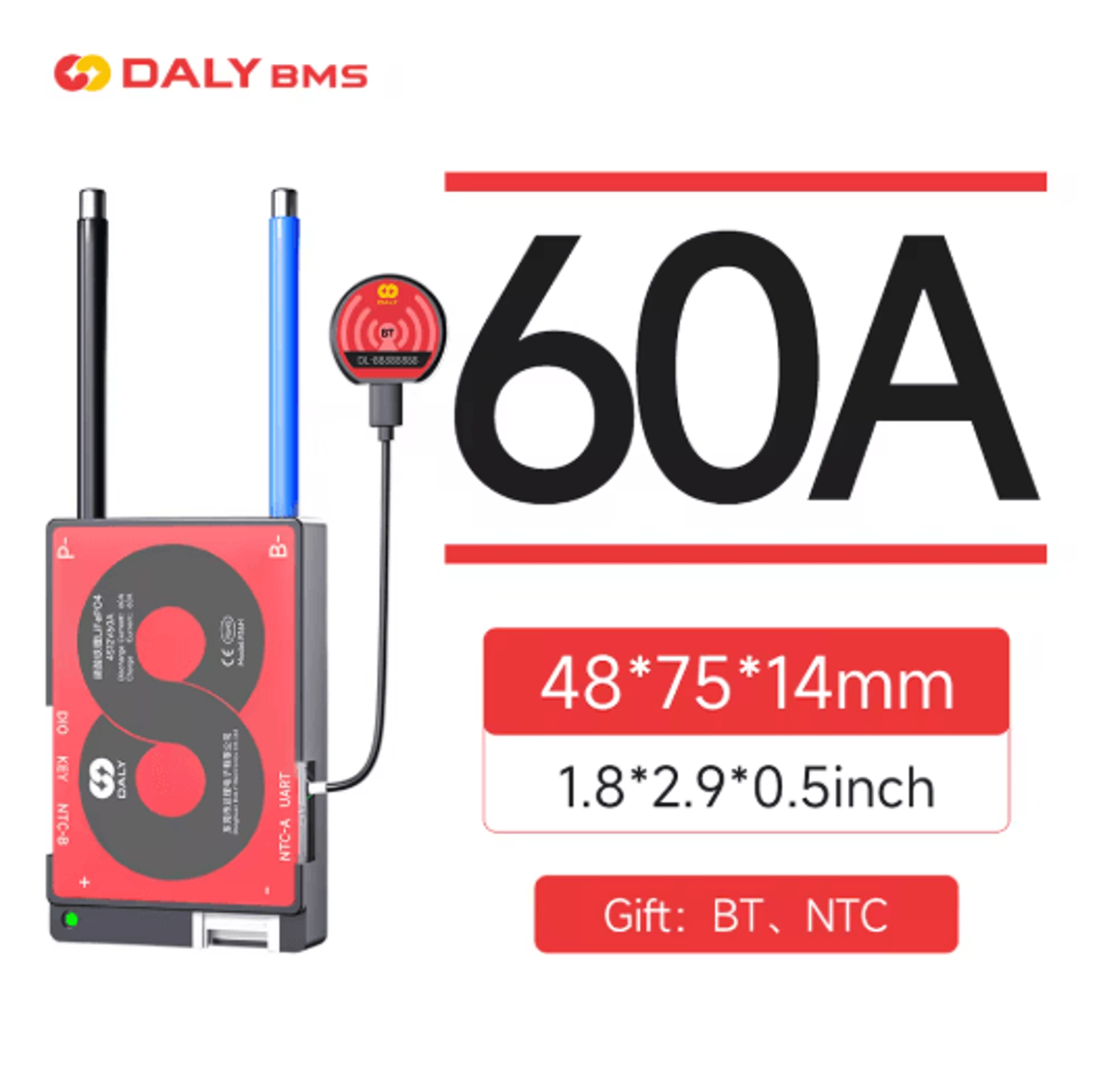 DALY Smart LiFePO4 BMS Board With Bluetooth And CAN Communication 17