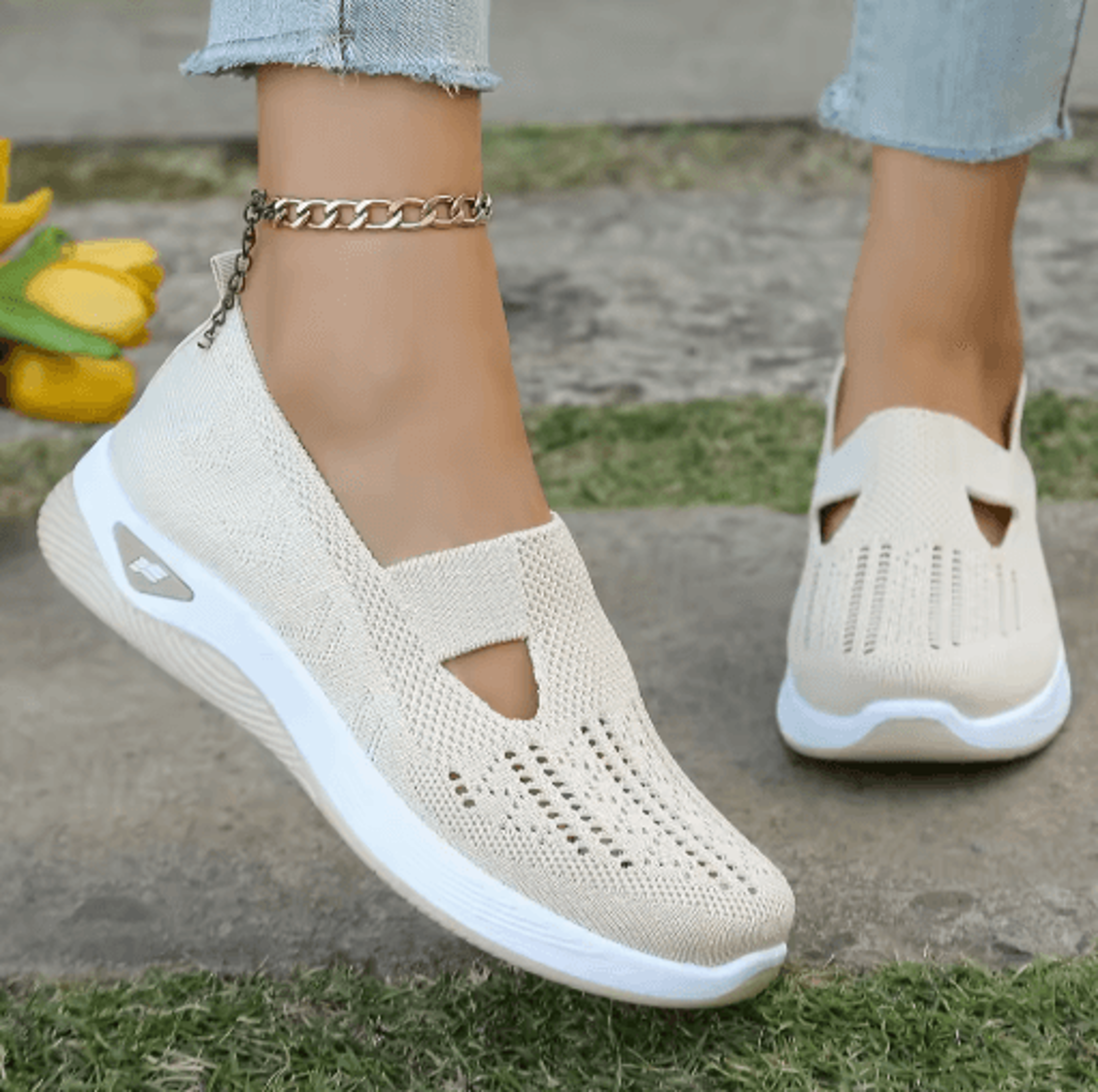 Womens Casual Lightweight Flat Sneakers For Summer And All Seasons 11