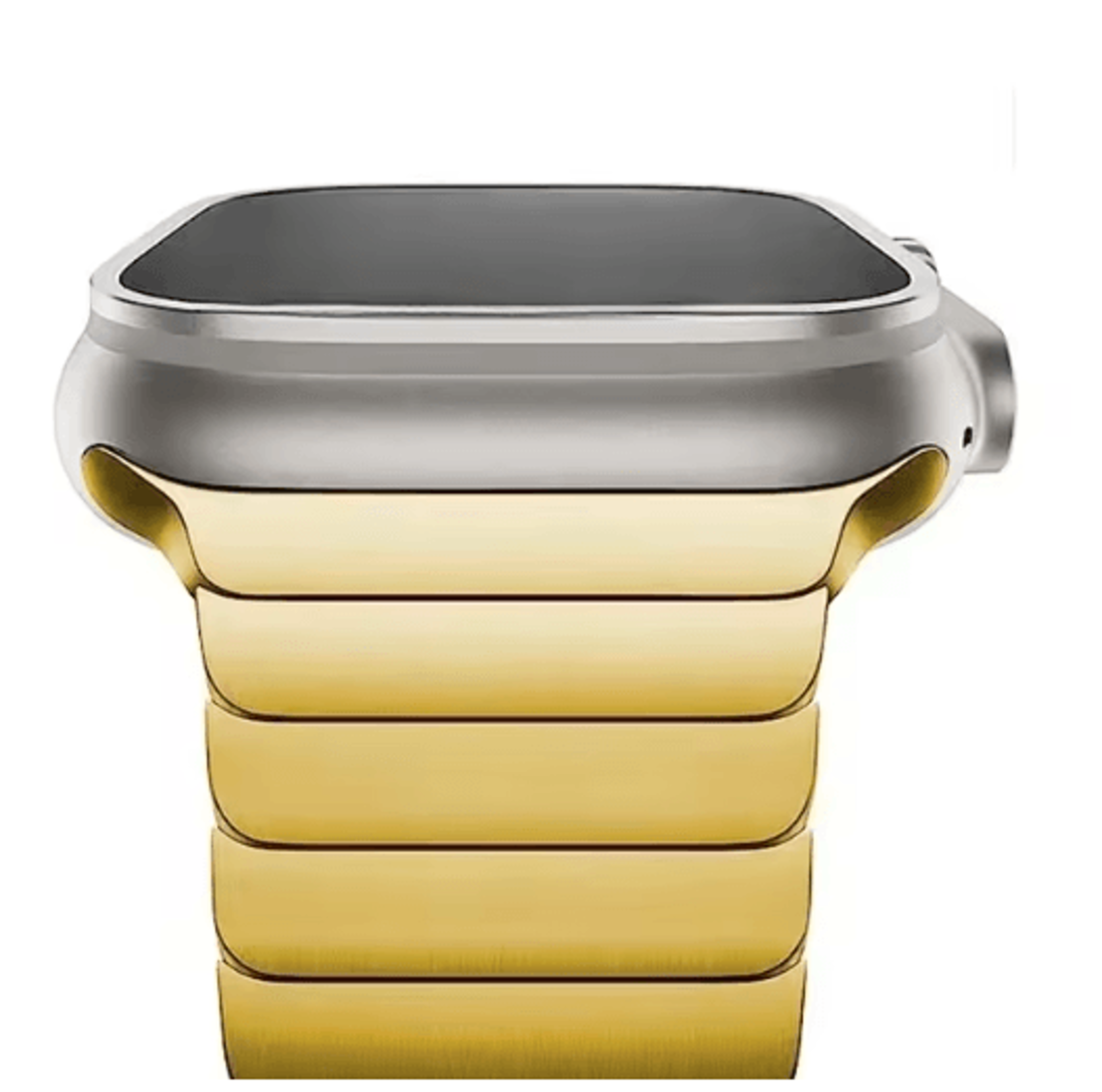Titanium Color Stainless Steel Band For Apple Watch Ultra And Series 7