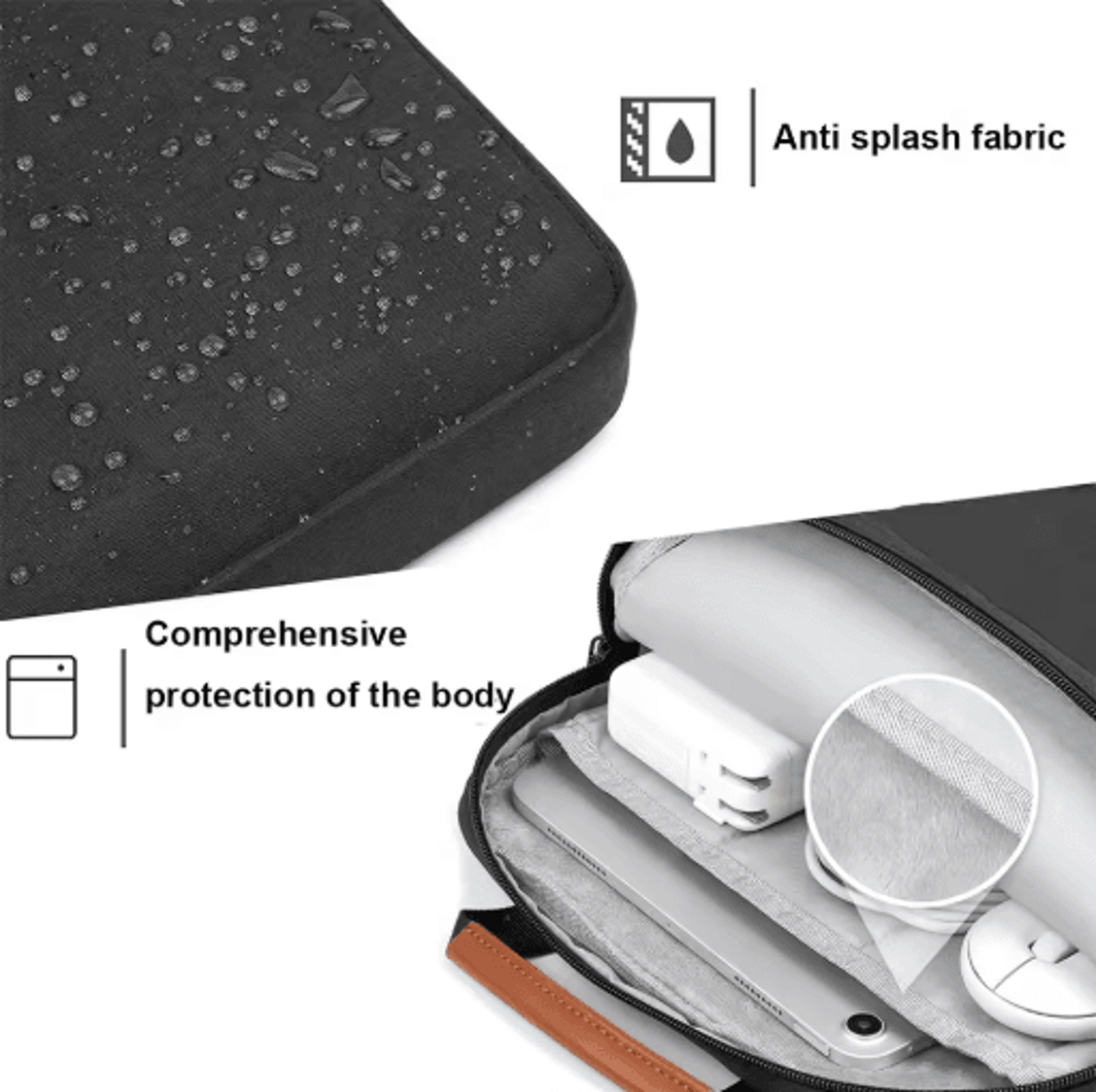 Tablet Shoulder Sleeve Bag For IPad And Galaxy Tab With Handle And Strap 4