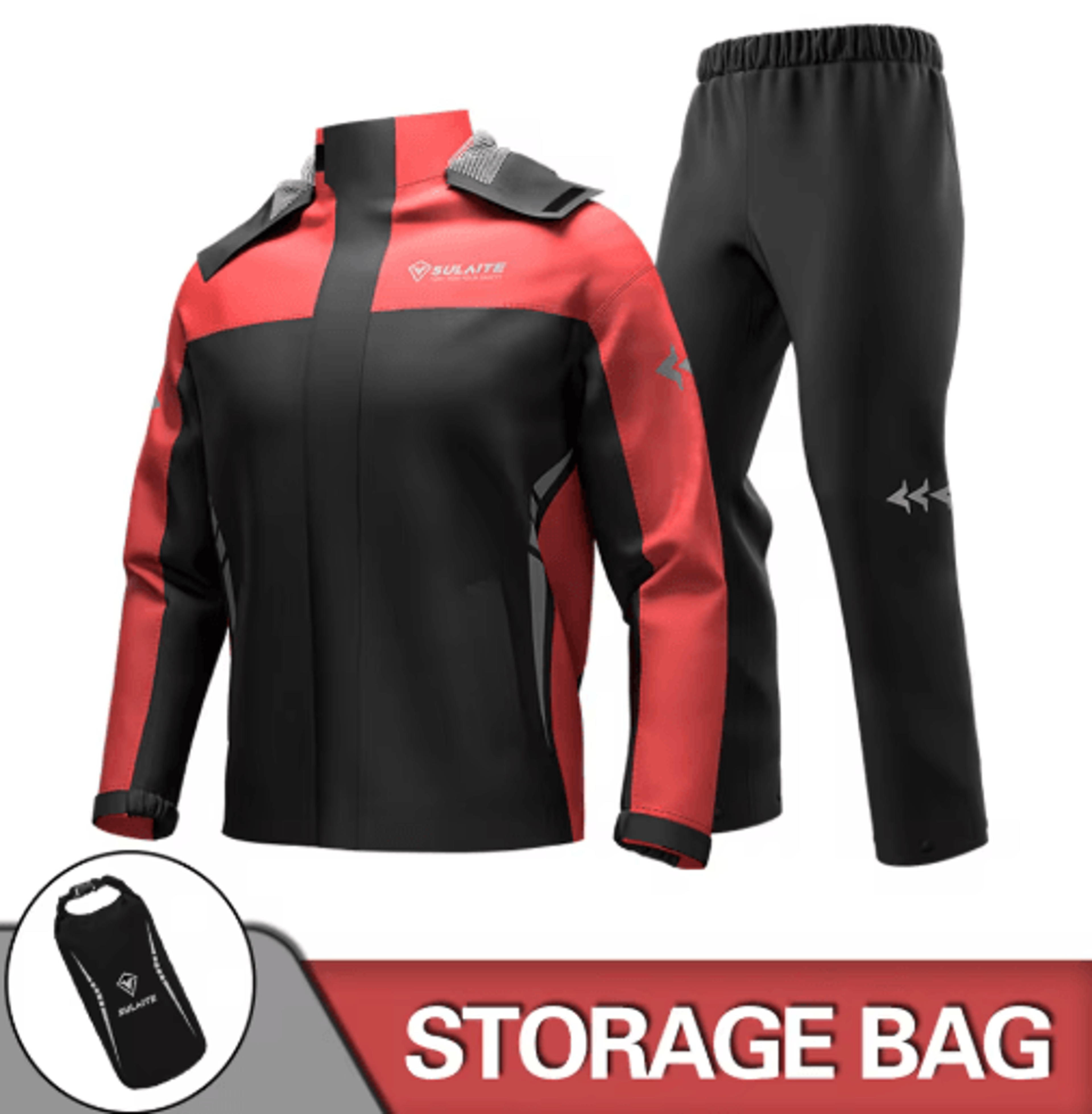 Waterproof Motorcycle Raincoat Suit  Jacket  Pants Rainstorm Protection For Riding  Outdoor Adventu 1
