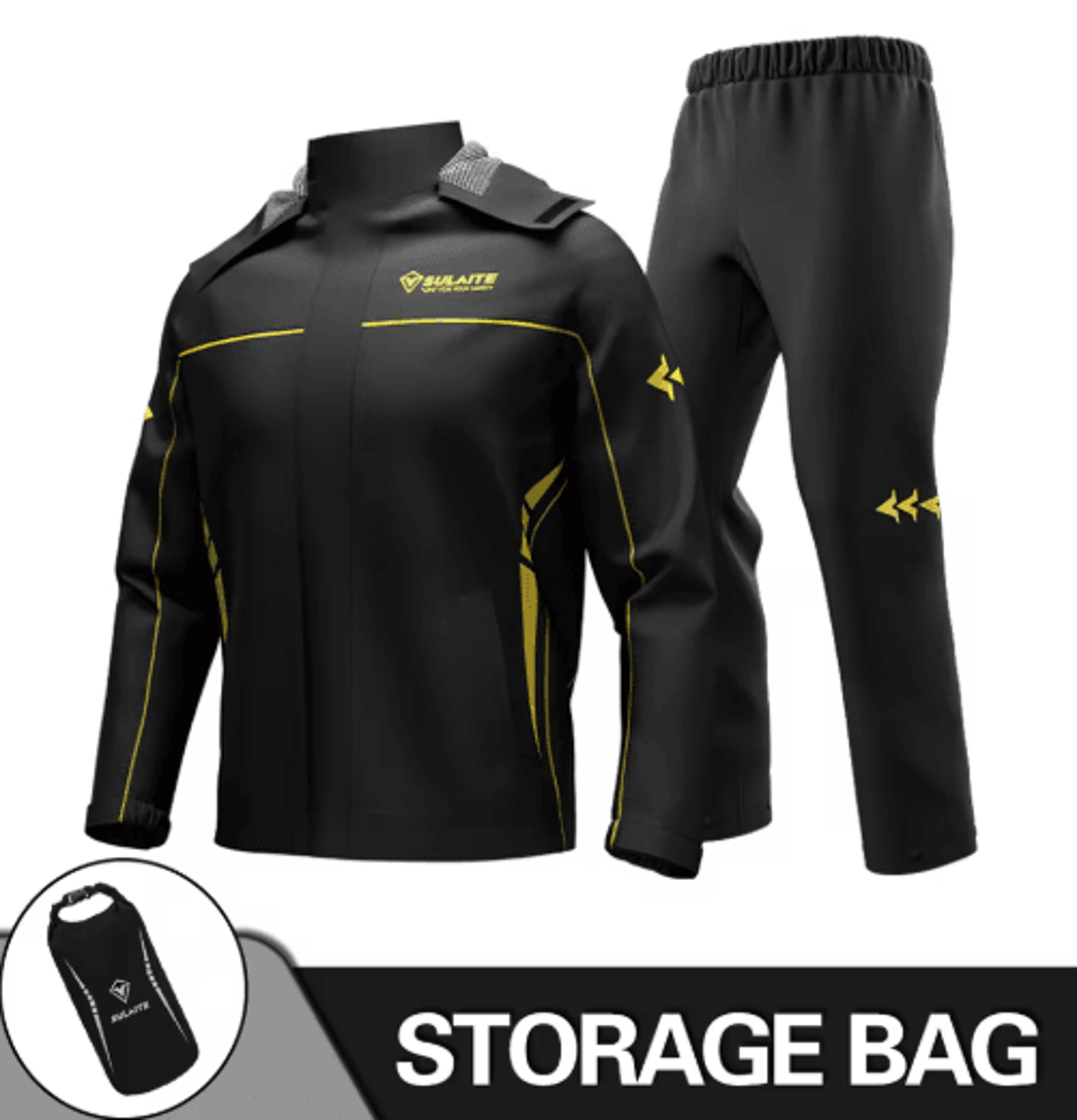Waterproof Motorcycle Raincoat Suit  Jacket  Pants Rainstorm Protection For Riding  Outdoor Adventu 2