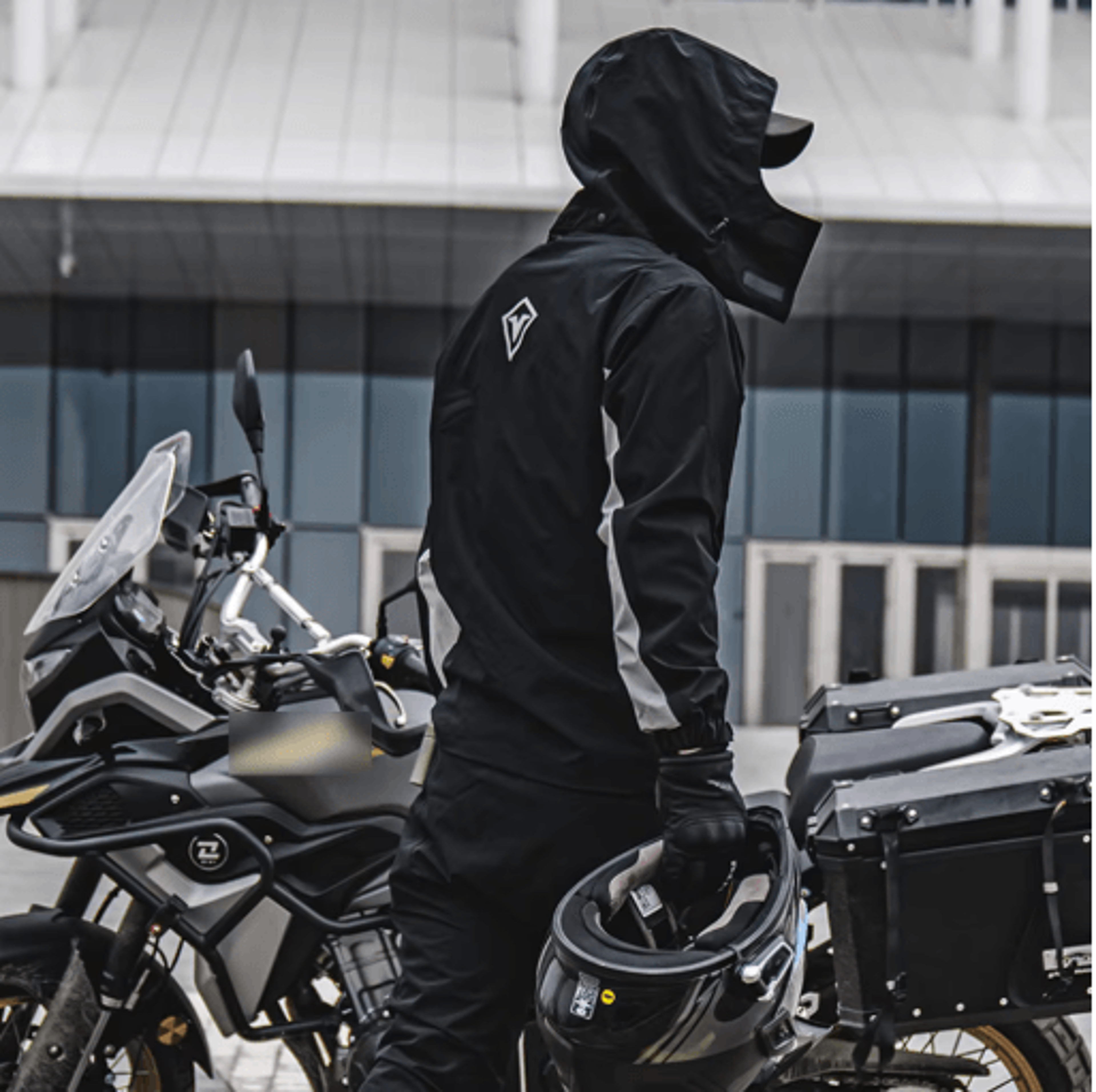 Waterproof Motorcycle Raincoat Suit  Jacket  Pants Rainstorm Protection For Riding  Outdoor Adventu 0