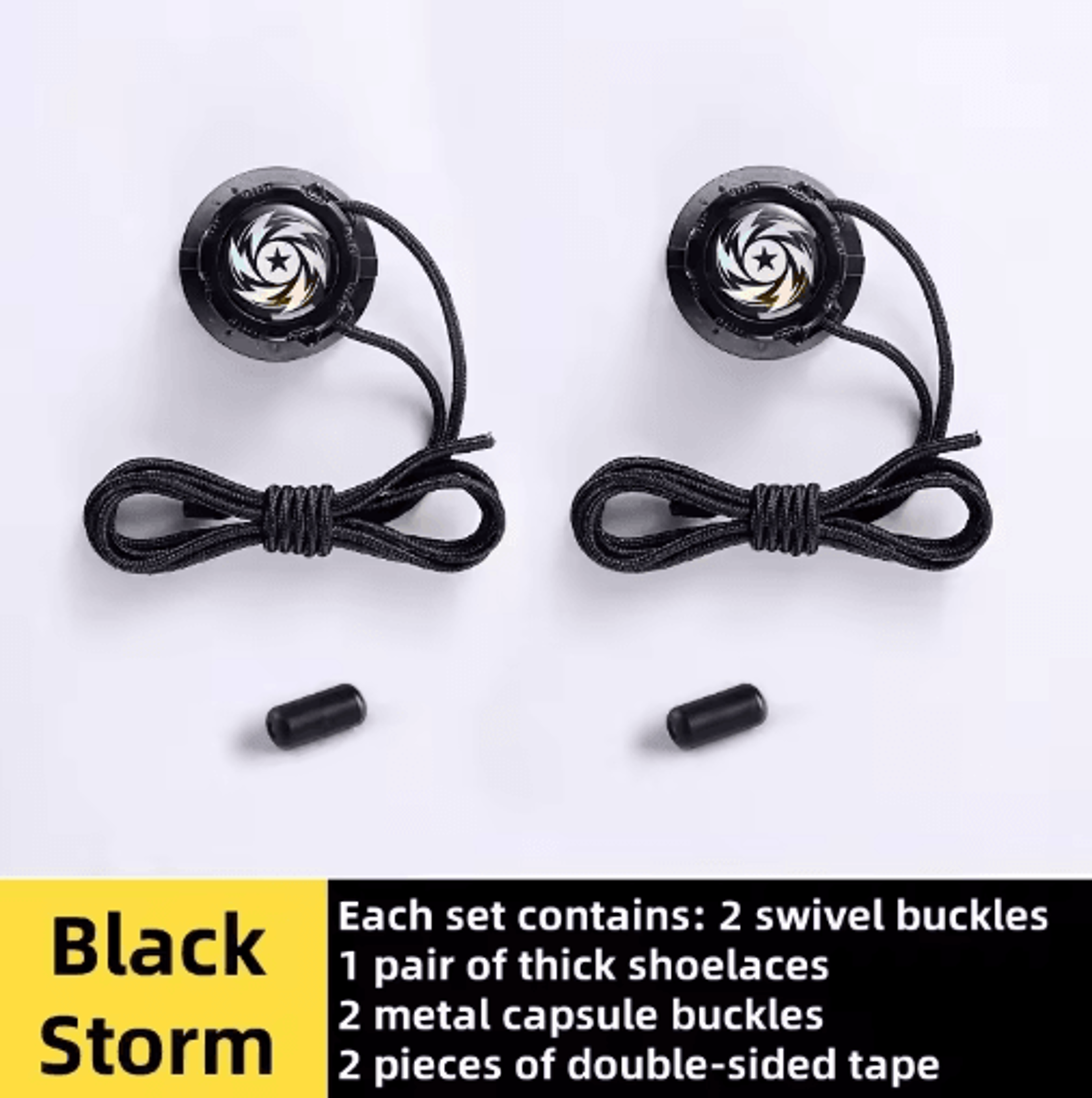 Automatic NoTie Shoelaces With Swivel Buckle  EasyInstall Elastic Laces For Sneakers 5