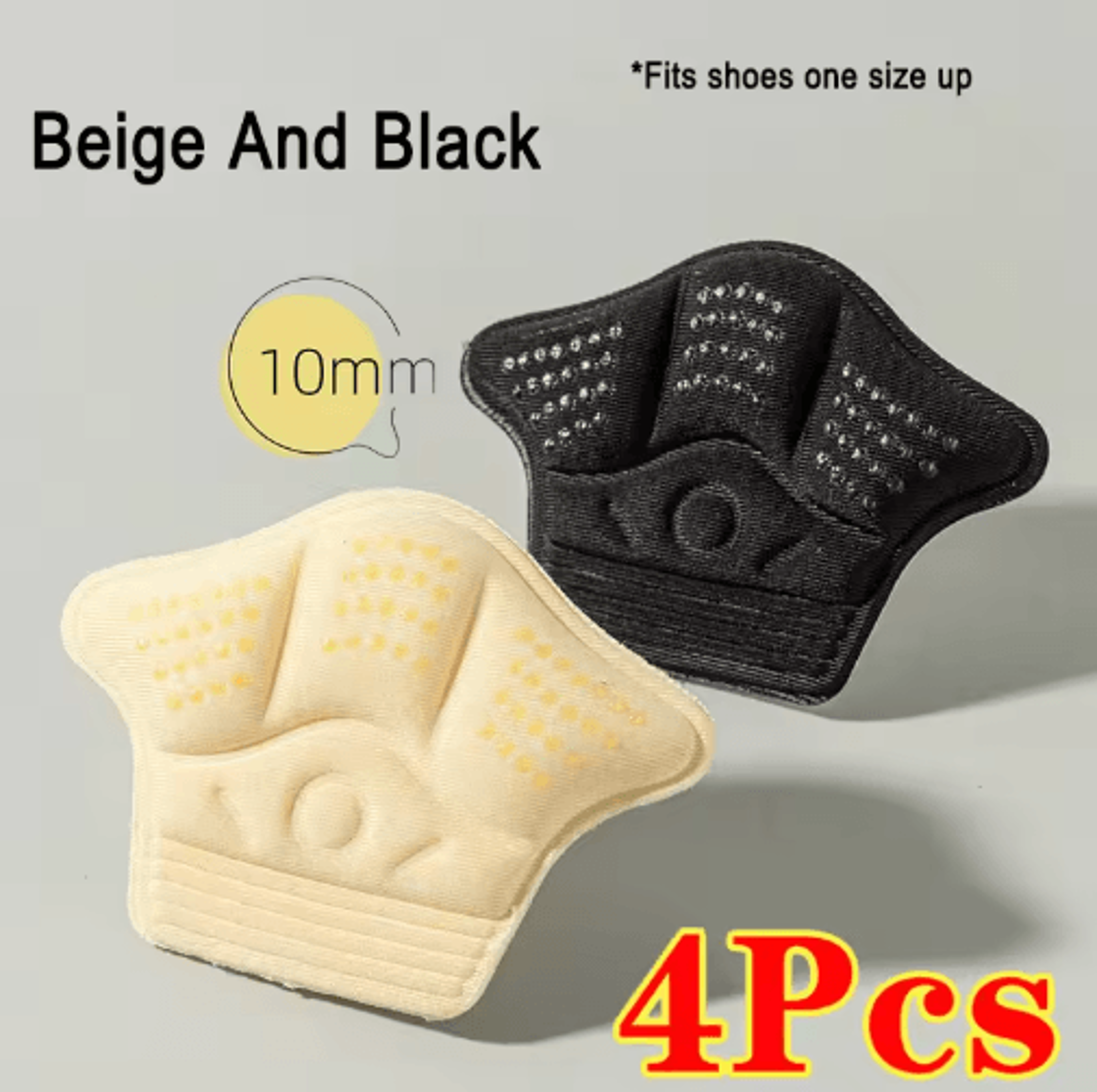 4Piece Heel Protector Stickers  AntiWear Cushion Inserts For Better Fit 1