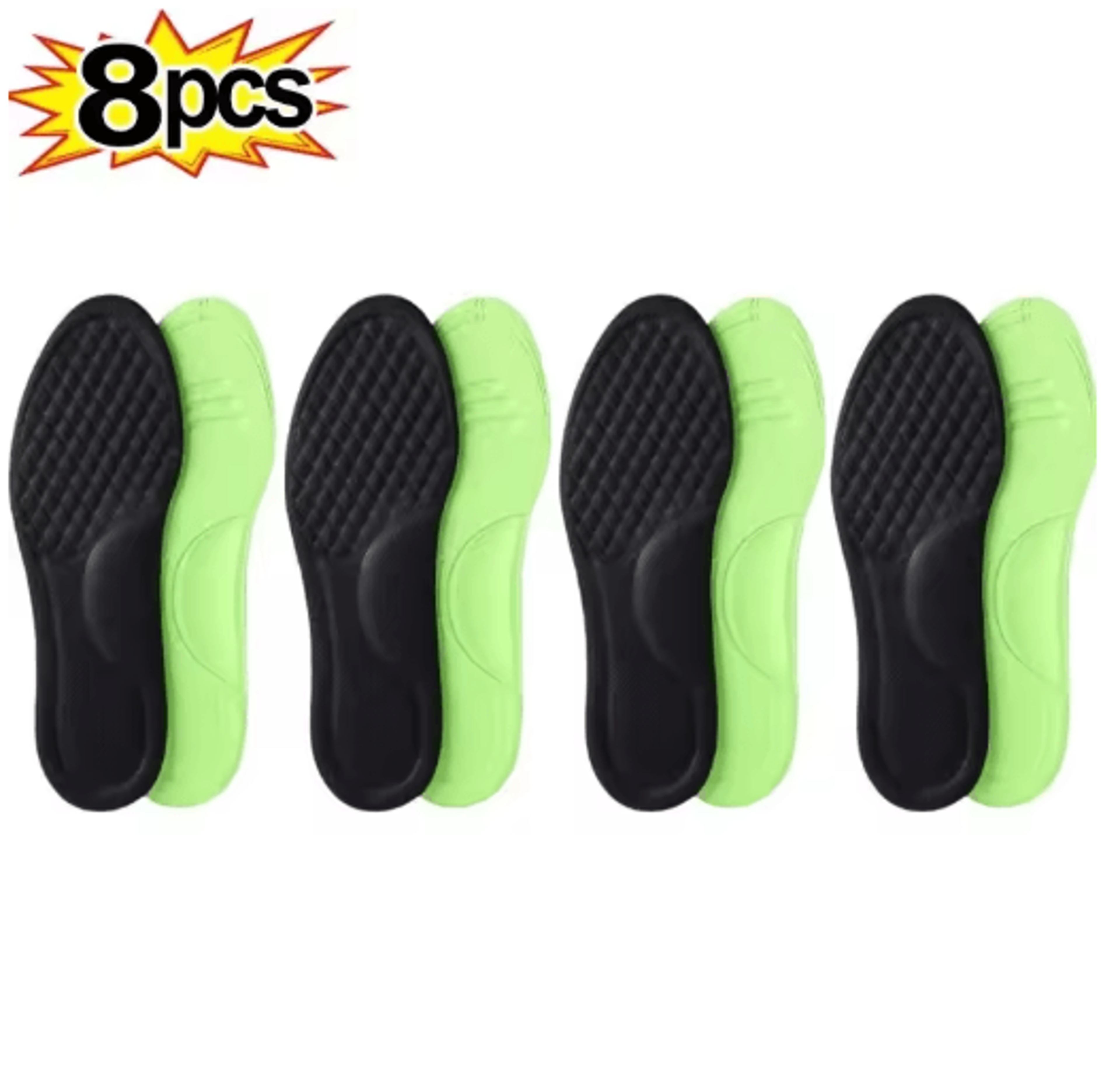 Soft Memory Foam Orthopedic Insoles  Deodorizing SweatAbsorbing Comfort 210 PCS 4