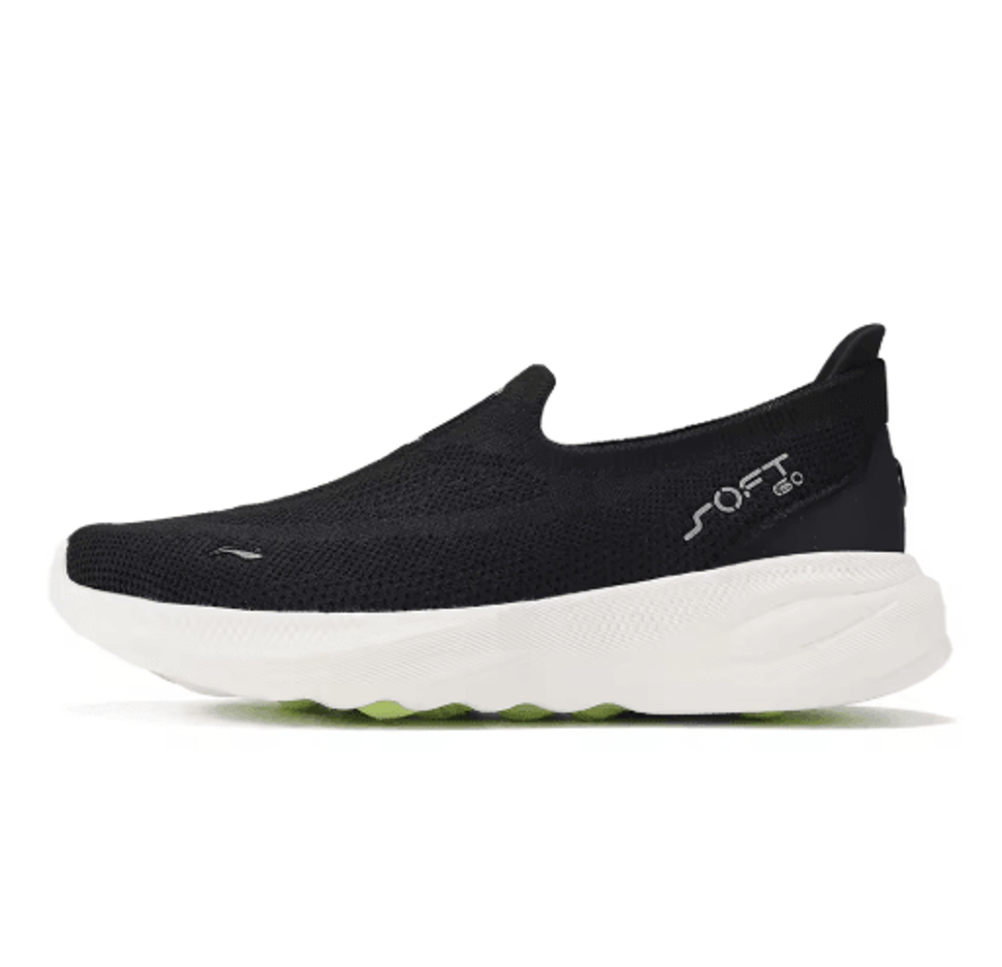 LiNing Womens SOFT GO 2 KNIT SlipOn Walking Sneakers  Breathable  Cushioned Comfort 6