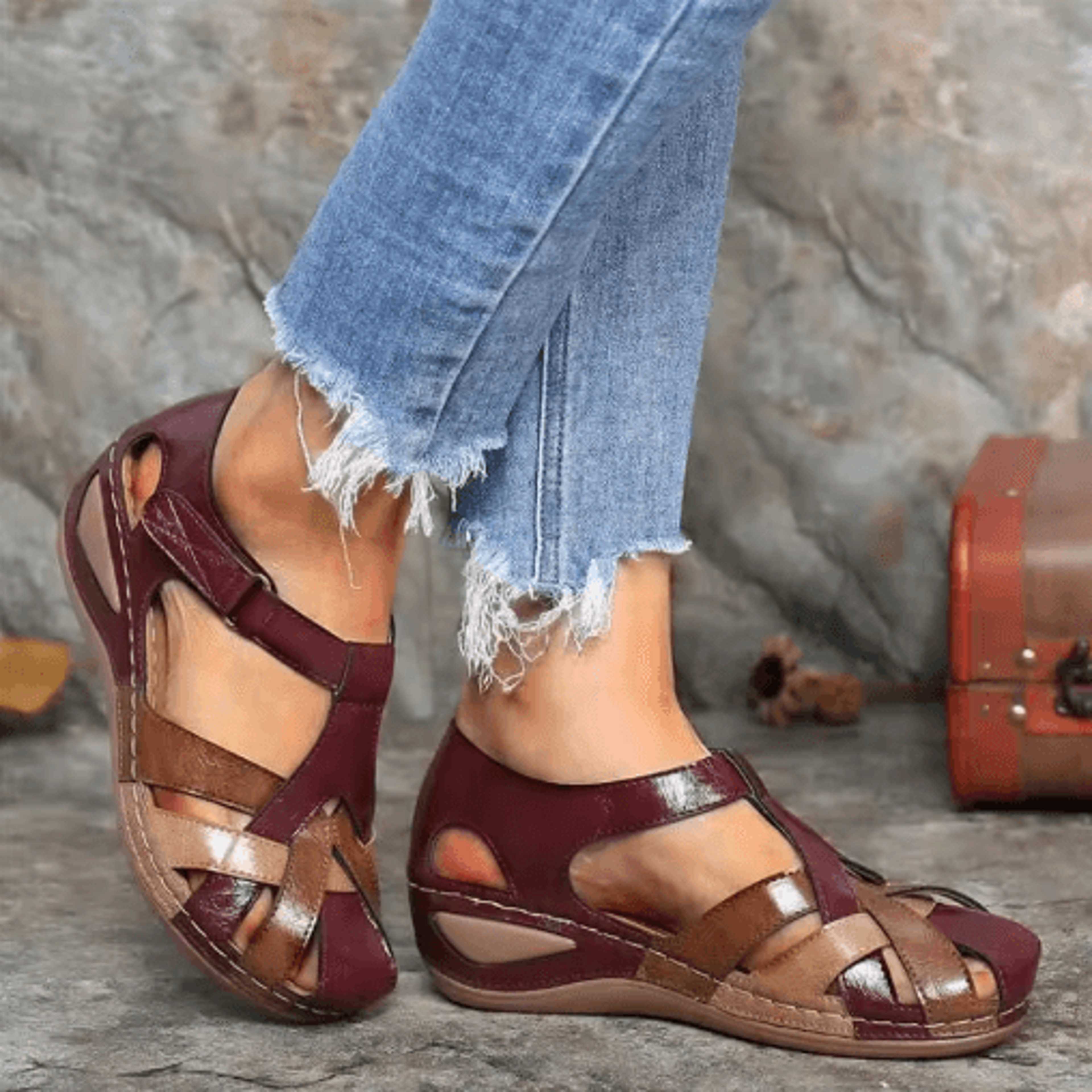 Womens Lightweight Summer Sandals  Cool Comfortable Everyday Shoes 7