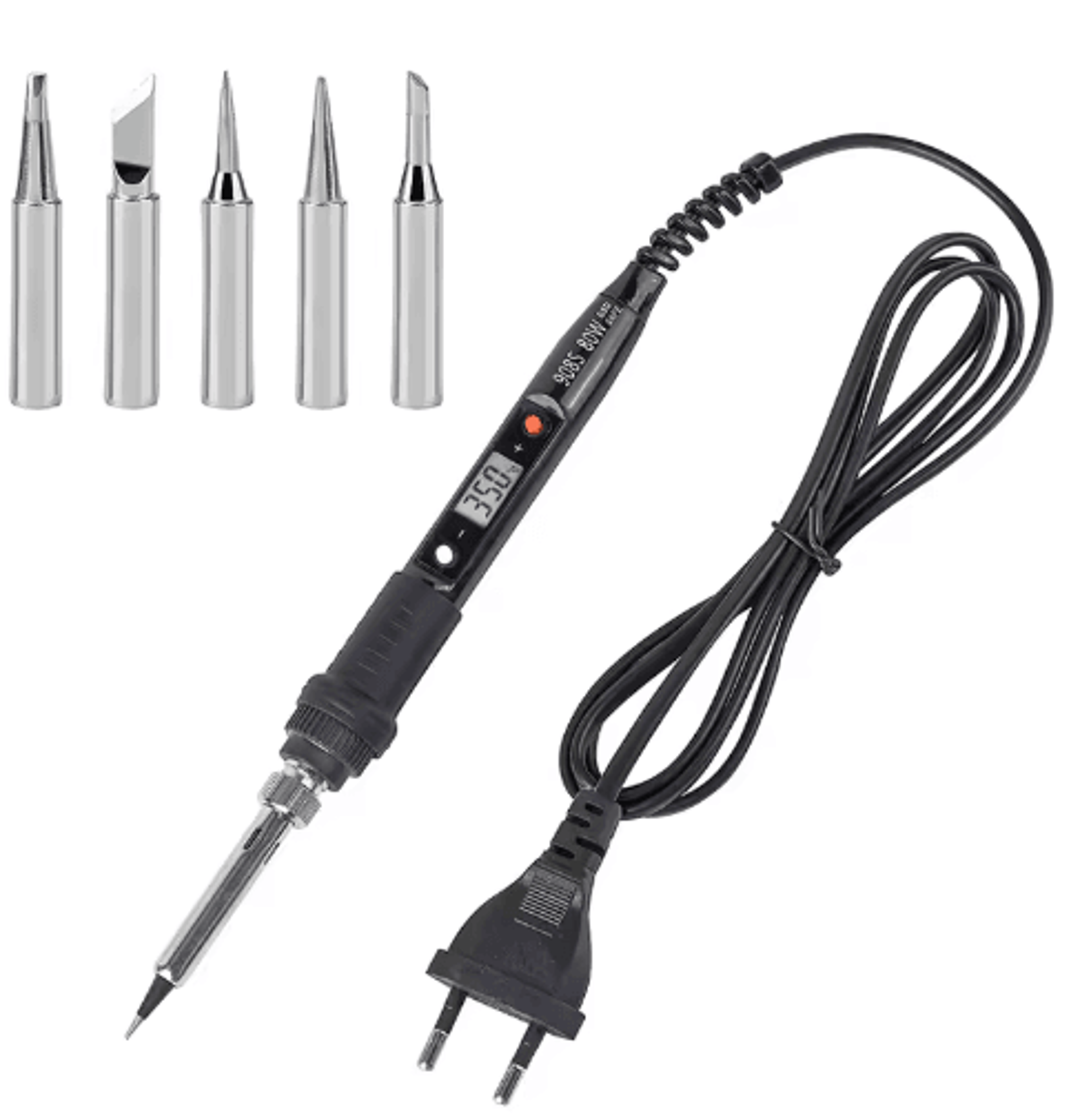 JCD 80W Digital Soldering Iron With LCD Display  Adjustable Temperature 2