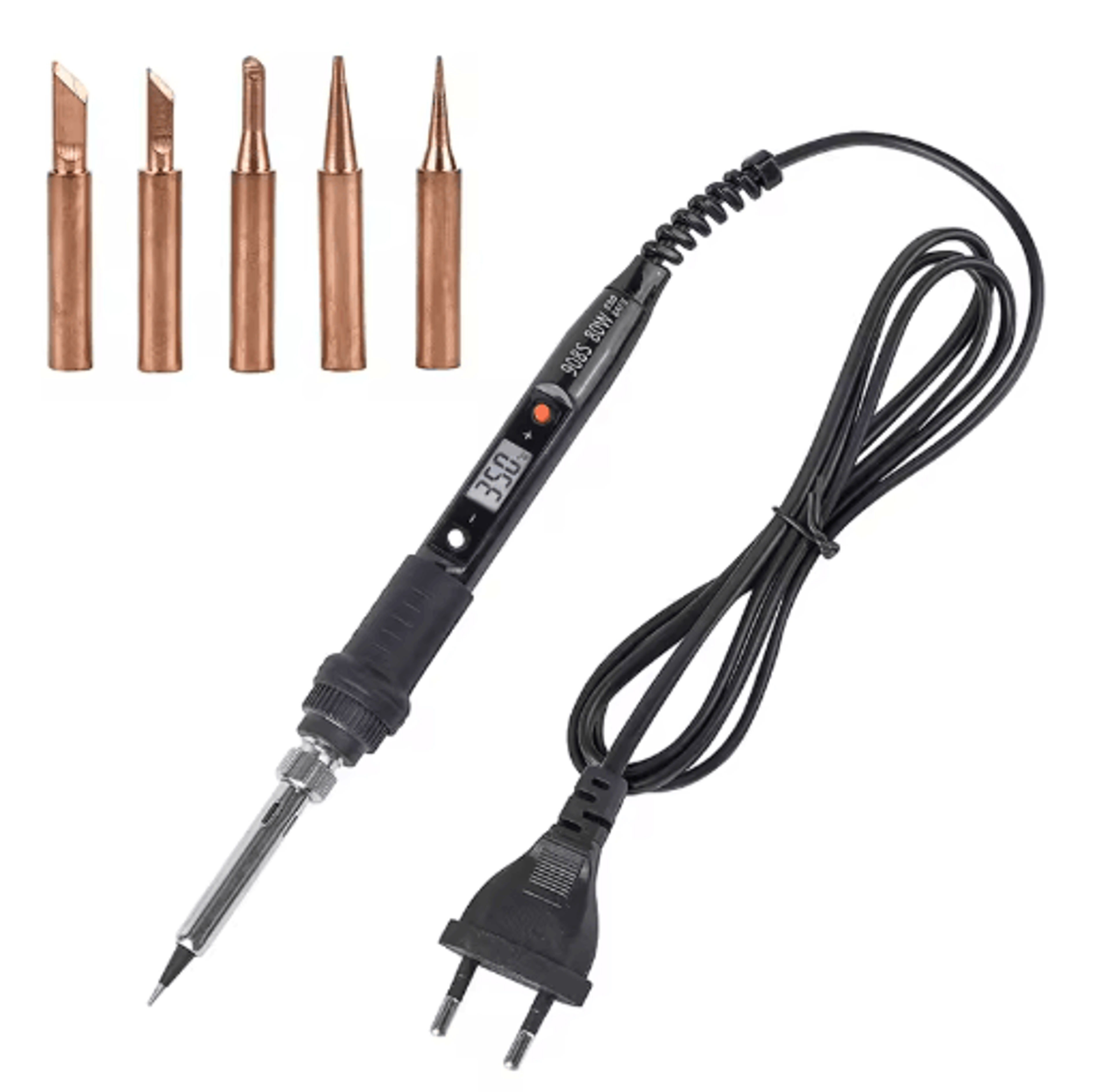 JCD 80W Digital Soldering Iron With LCD Display  Adjustable Temperature 7