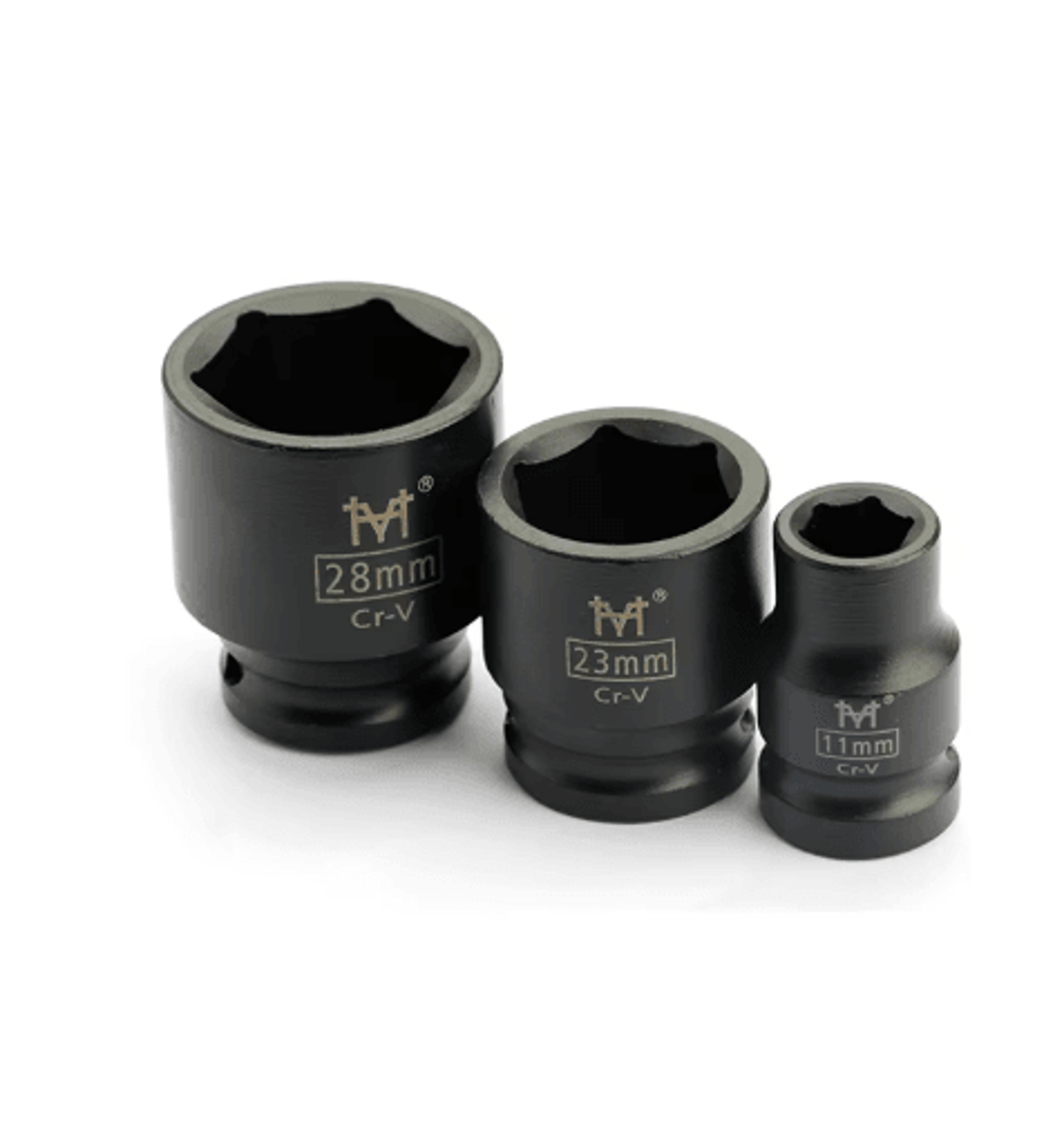 12 Drive Short Impact Socket Set 6Point For Electric  Pneumatic Tools 2