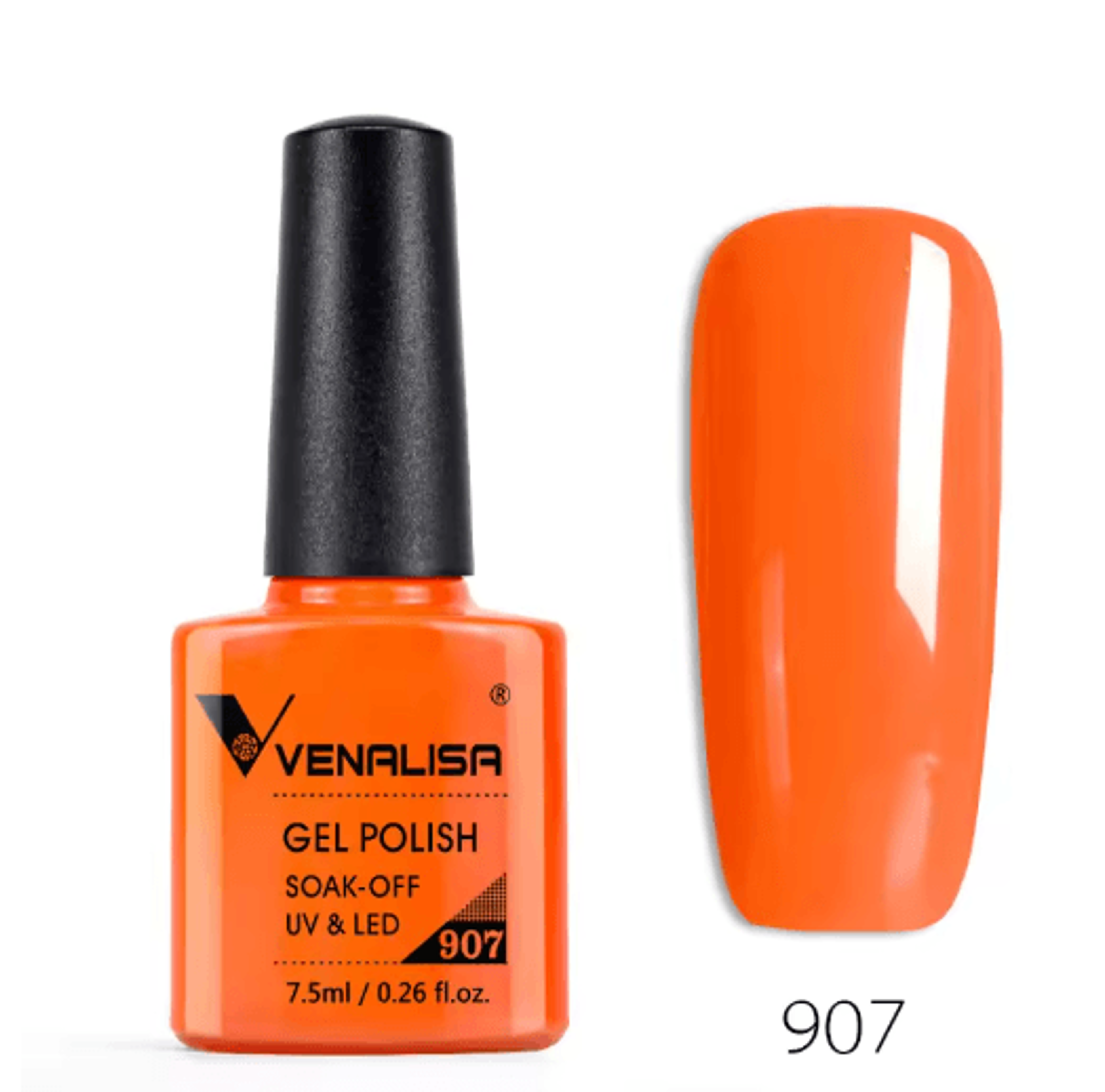VENALISA Semi Permanent Gel Nail Polish 120 Color Glitter Collection 7 Point 5ml 24