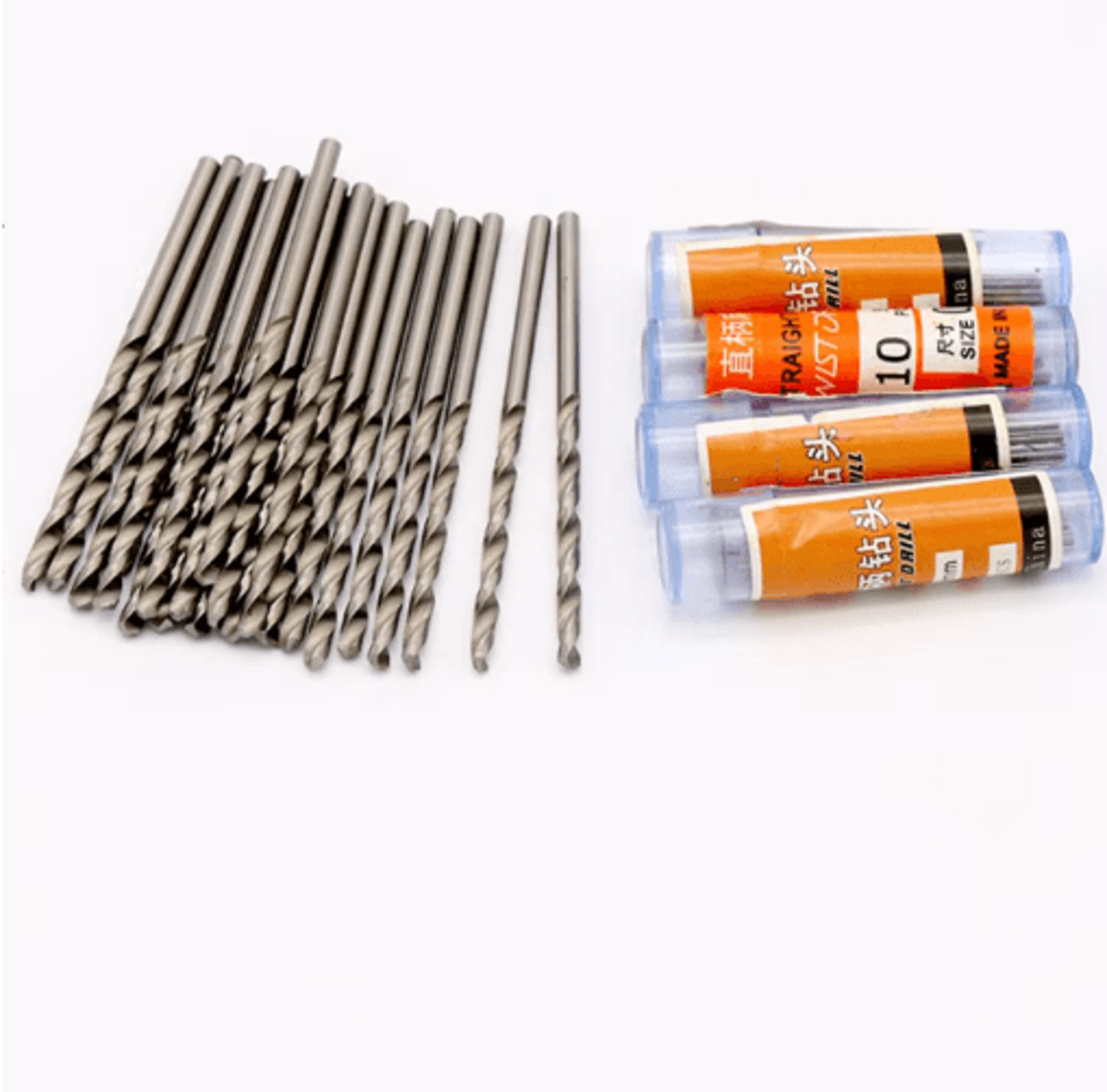 W6542 HSS Mini Straight Shank Drill Bit Set  Precision Drilling 0252mm 10pcs 3