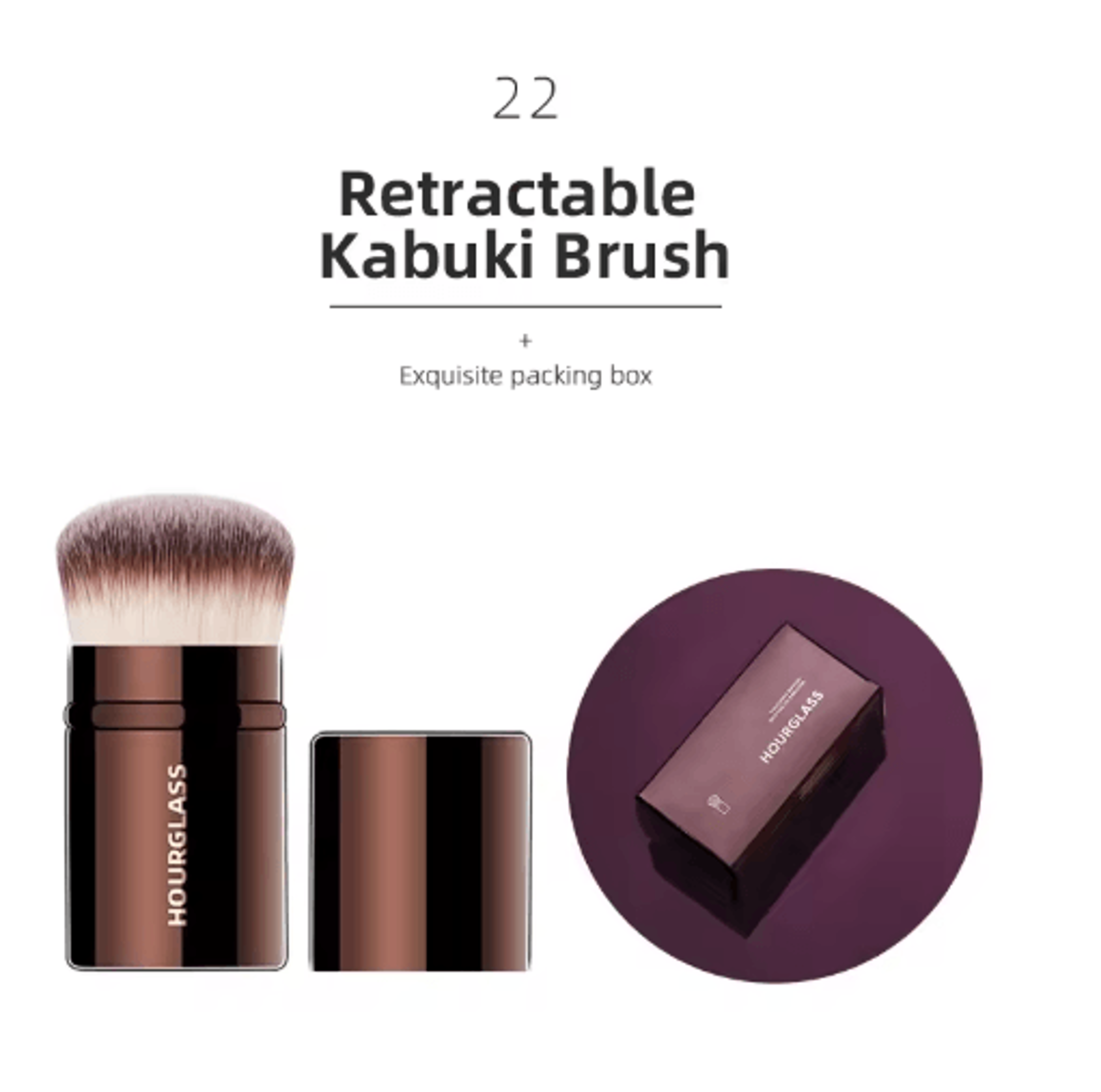 Hourglass Makeup Brush Set For Face  Eyes  Precision Sculpting Essentials 2