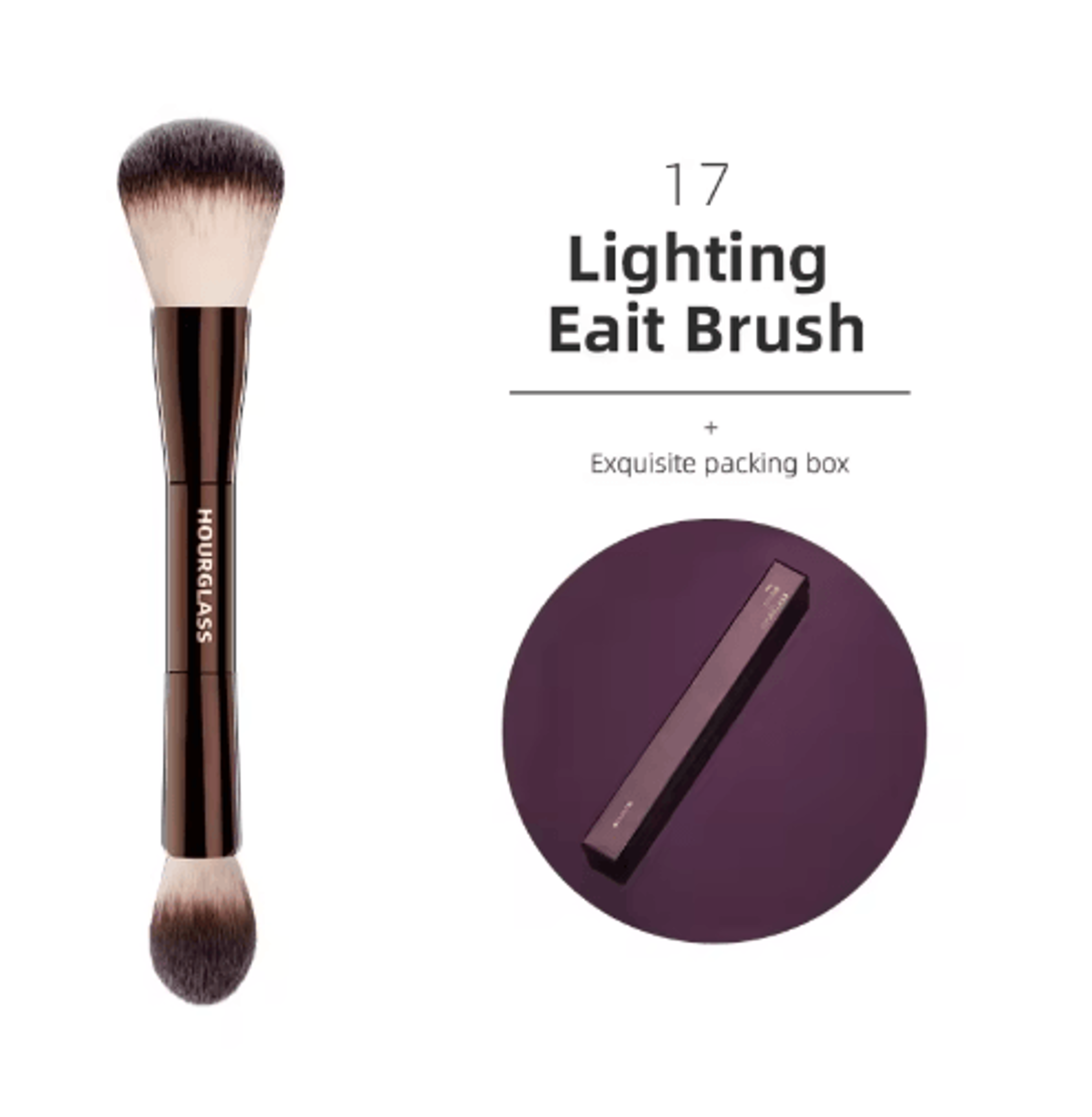 Hourglass Makeup Brush Set For Face  Eyes  Precision Sculpting Essentials 7