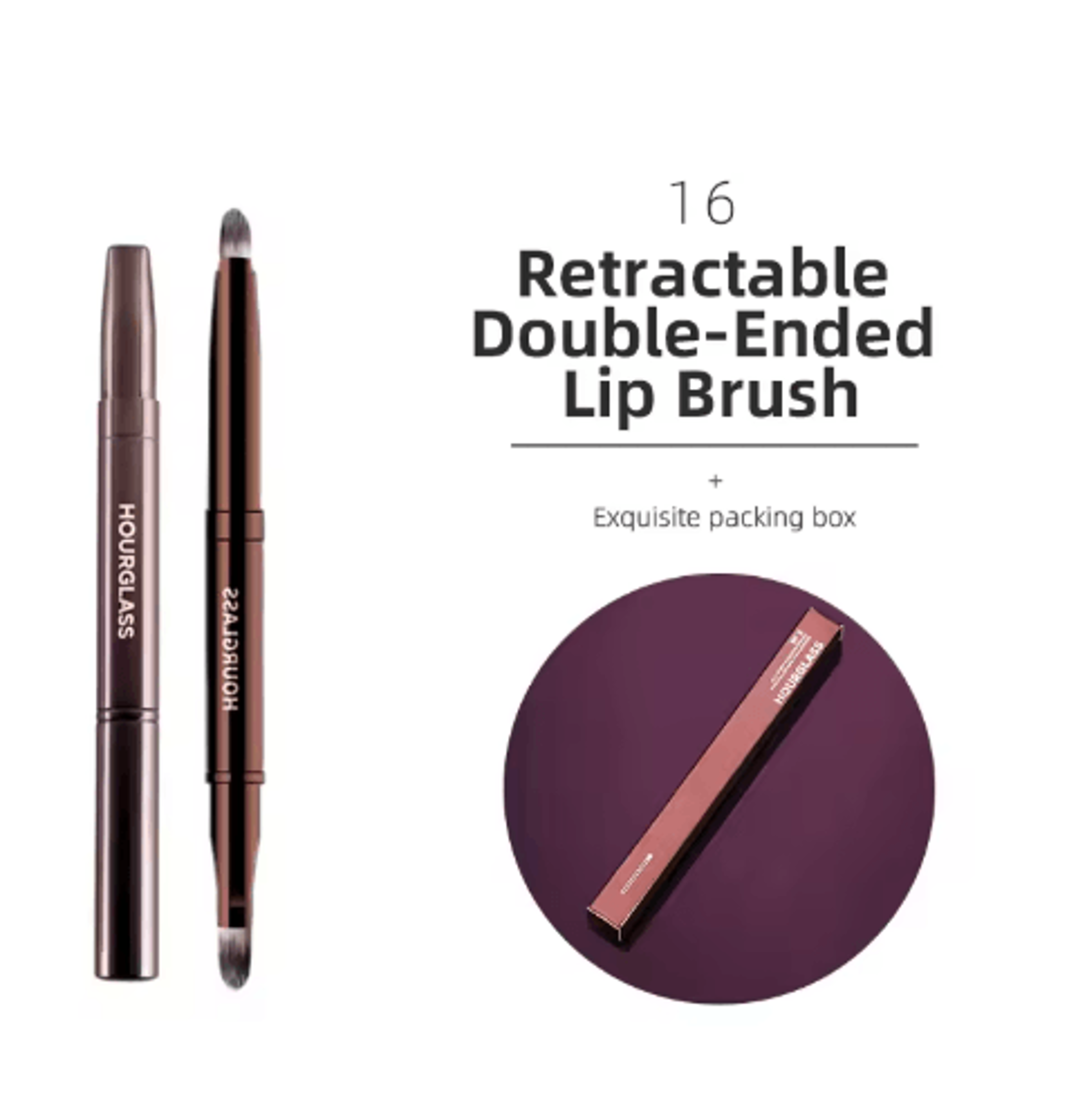 Hourglass Makeup Brush Set For Face  Eyes  Precision Sculpting Essentials 8