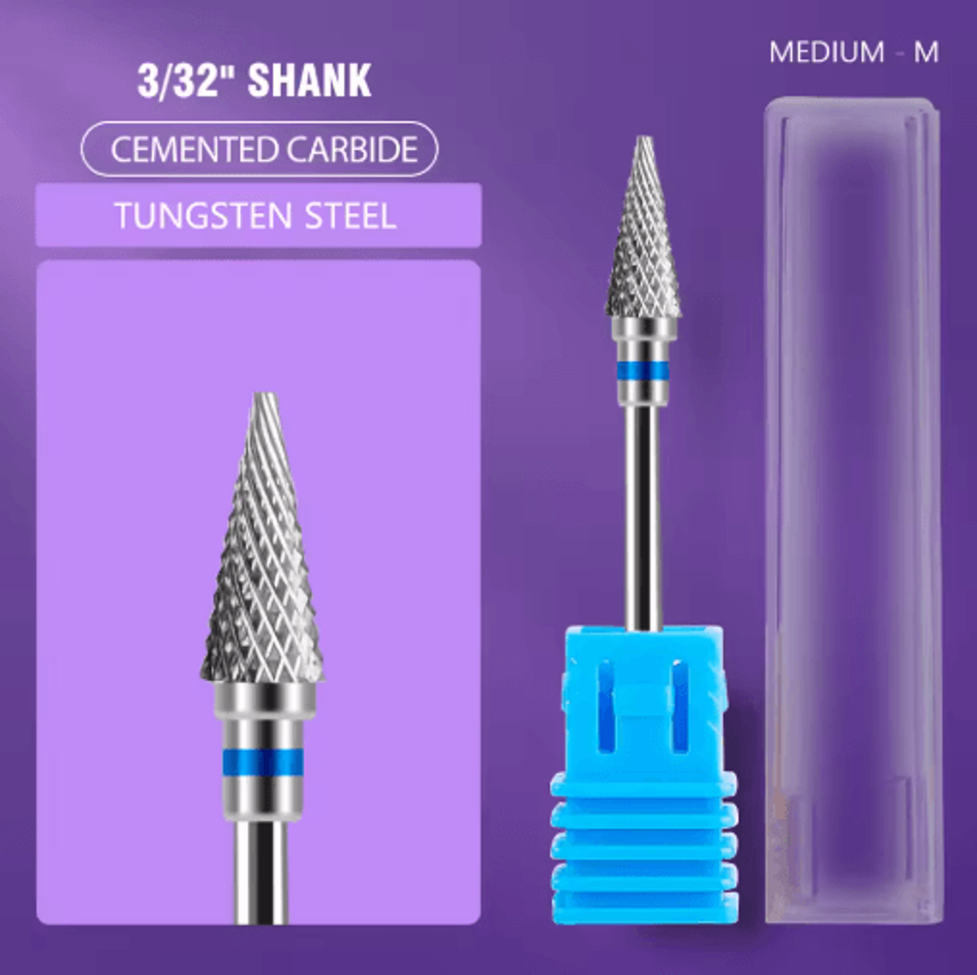 Professional Rotary Nail Drill Bit For Manicure And Pedicure Precision Burr Cutter 21