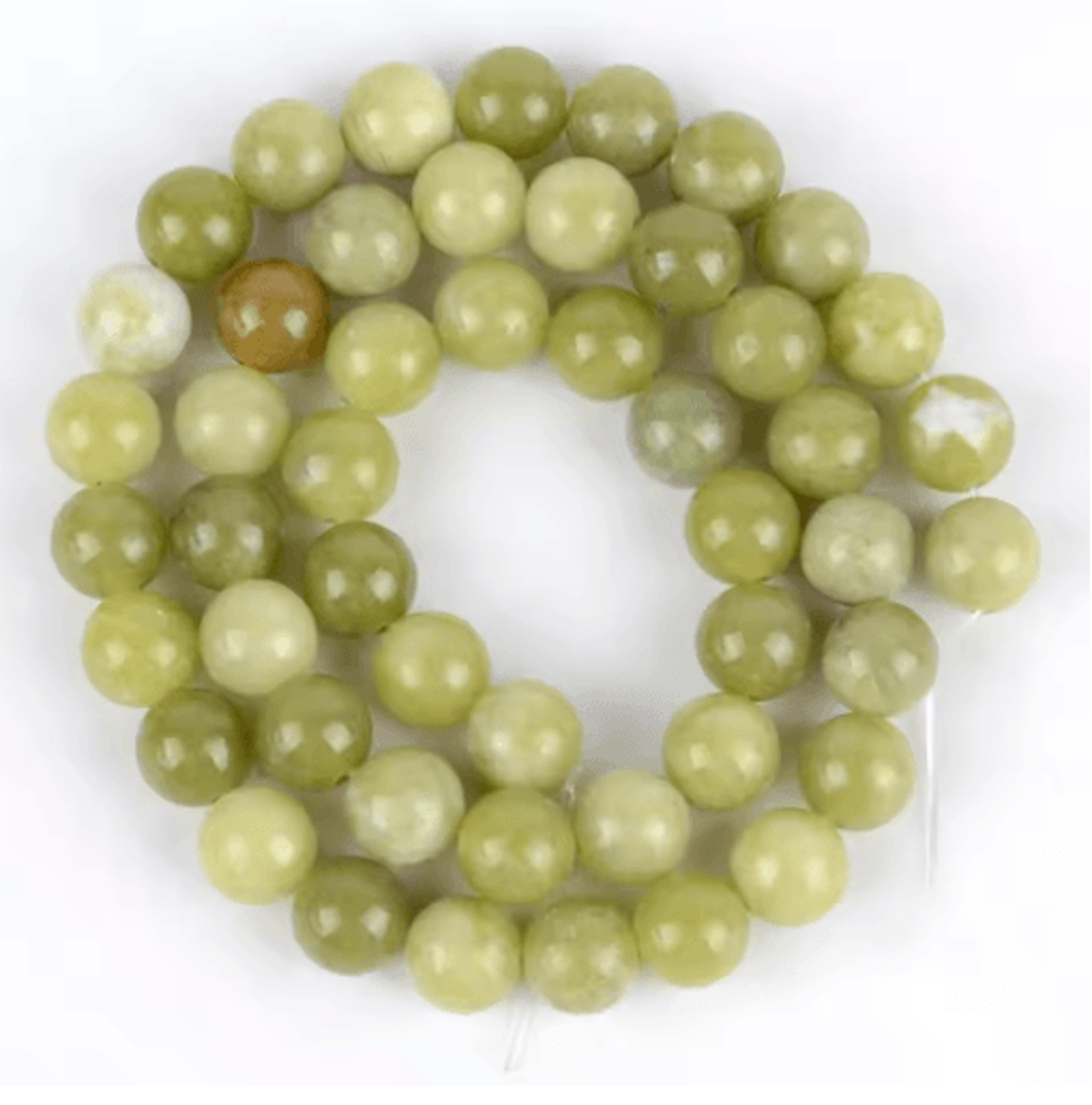 Natural Round Gemstone Spacer Beads For DIY Jewelry  Tiger Eye Amazonite Lava  More 19