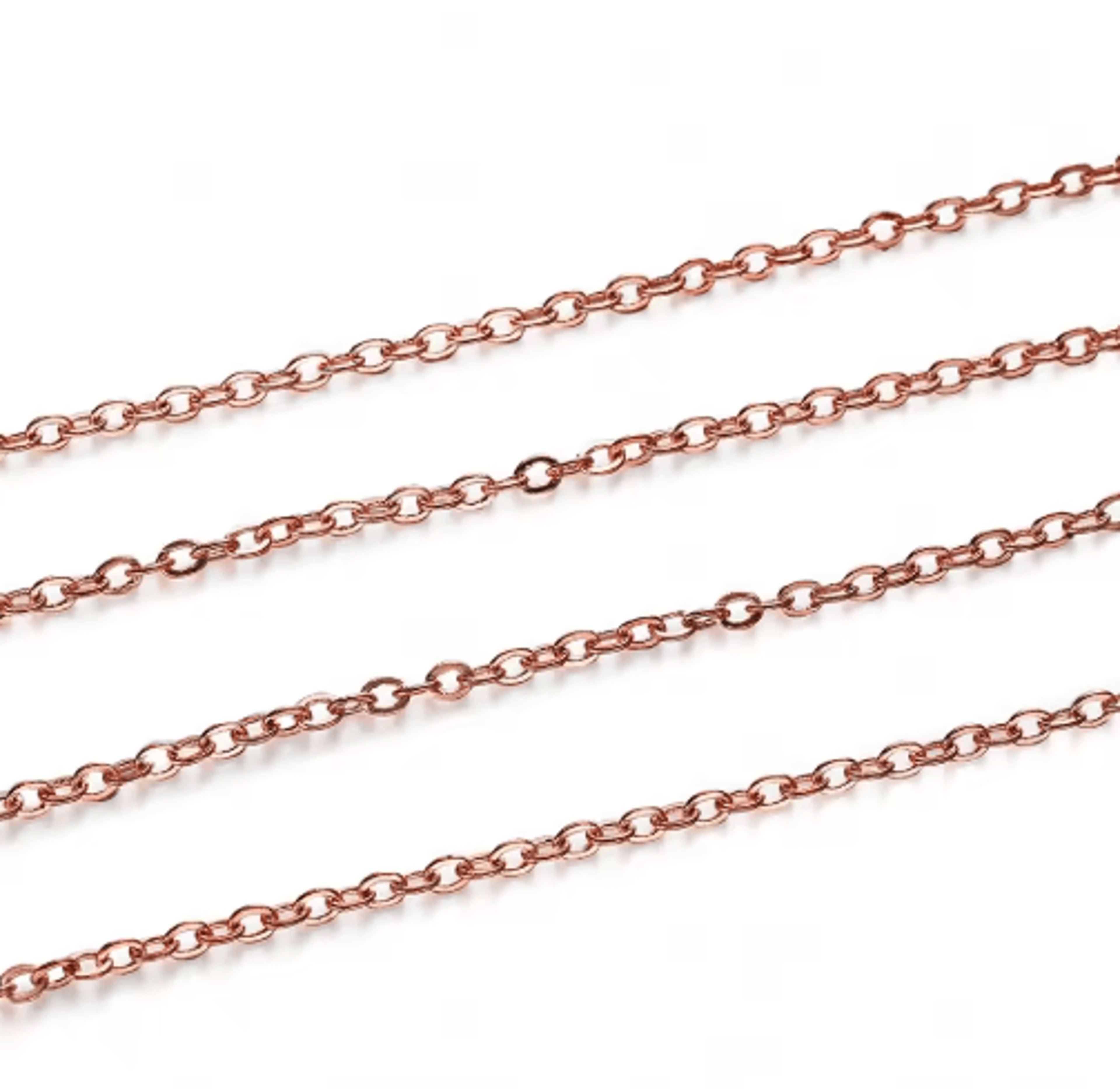 5m Gold And Bronze Plated Necklace Chain For Jewelry Making DIY Crafting Supply 6