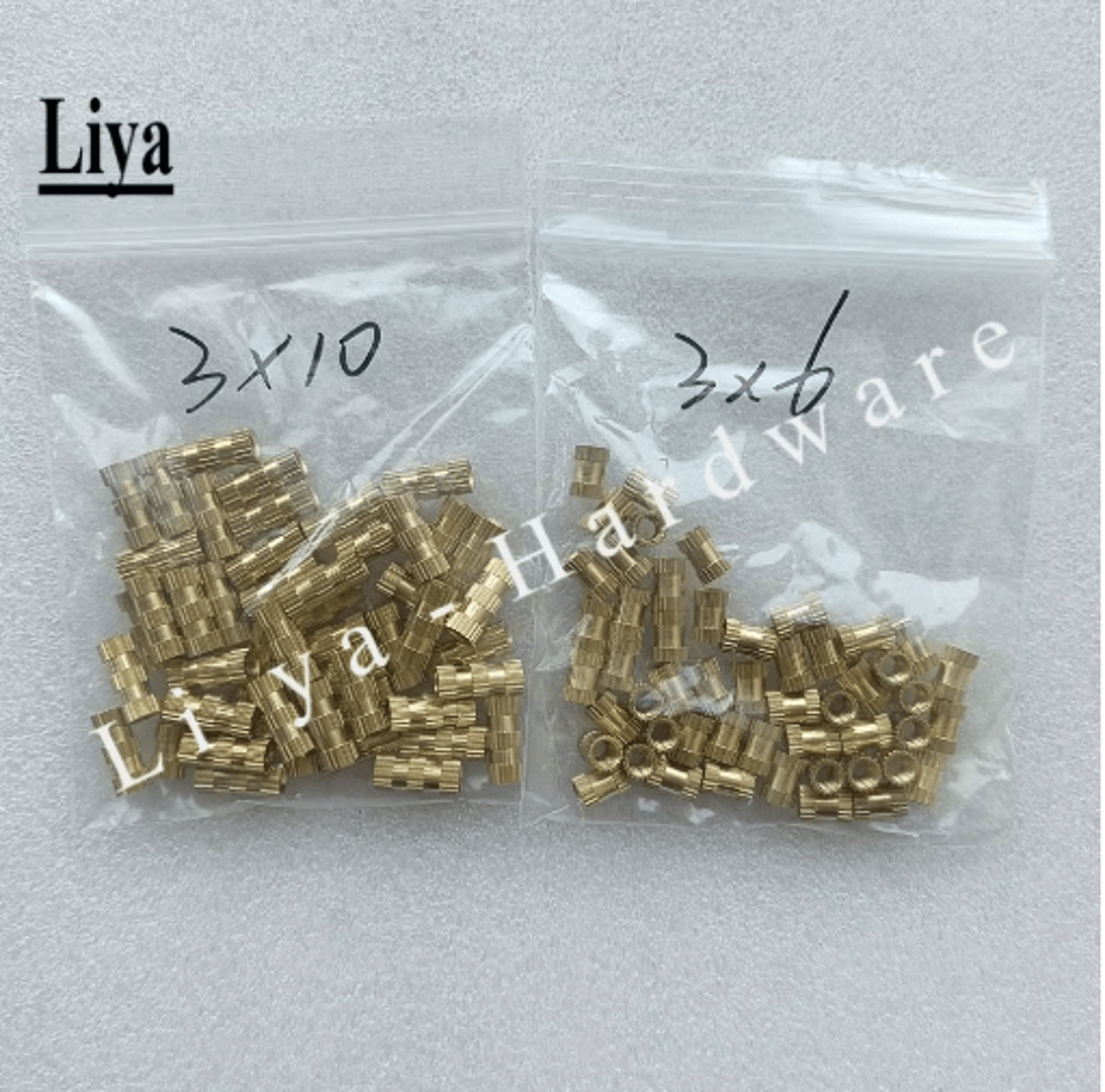 Brass Knurled Thread Insert Nuts  Injection Molding Inserts M1M10 5100pcs 1