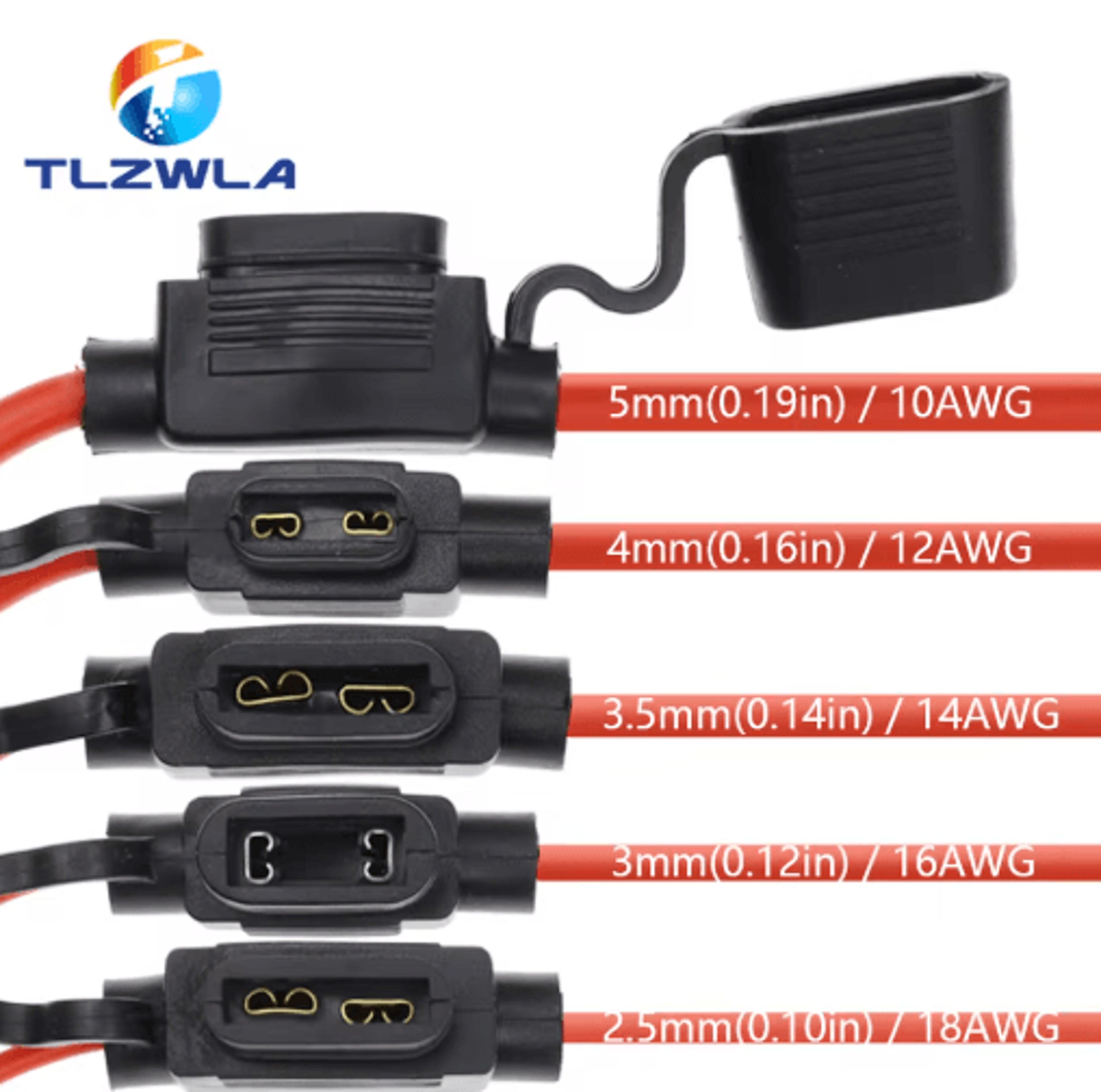 Waterproof 32V Automotive Fuse Holder With Standard Mini And Micro Blade Fuses 0