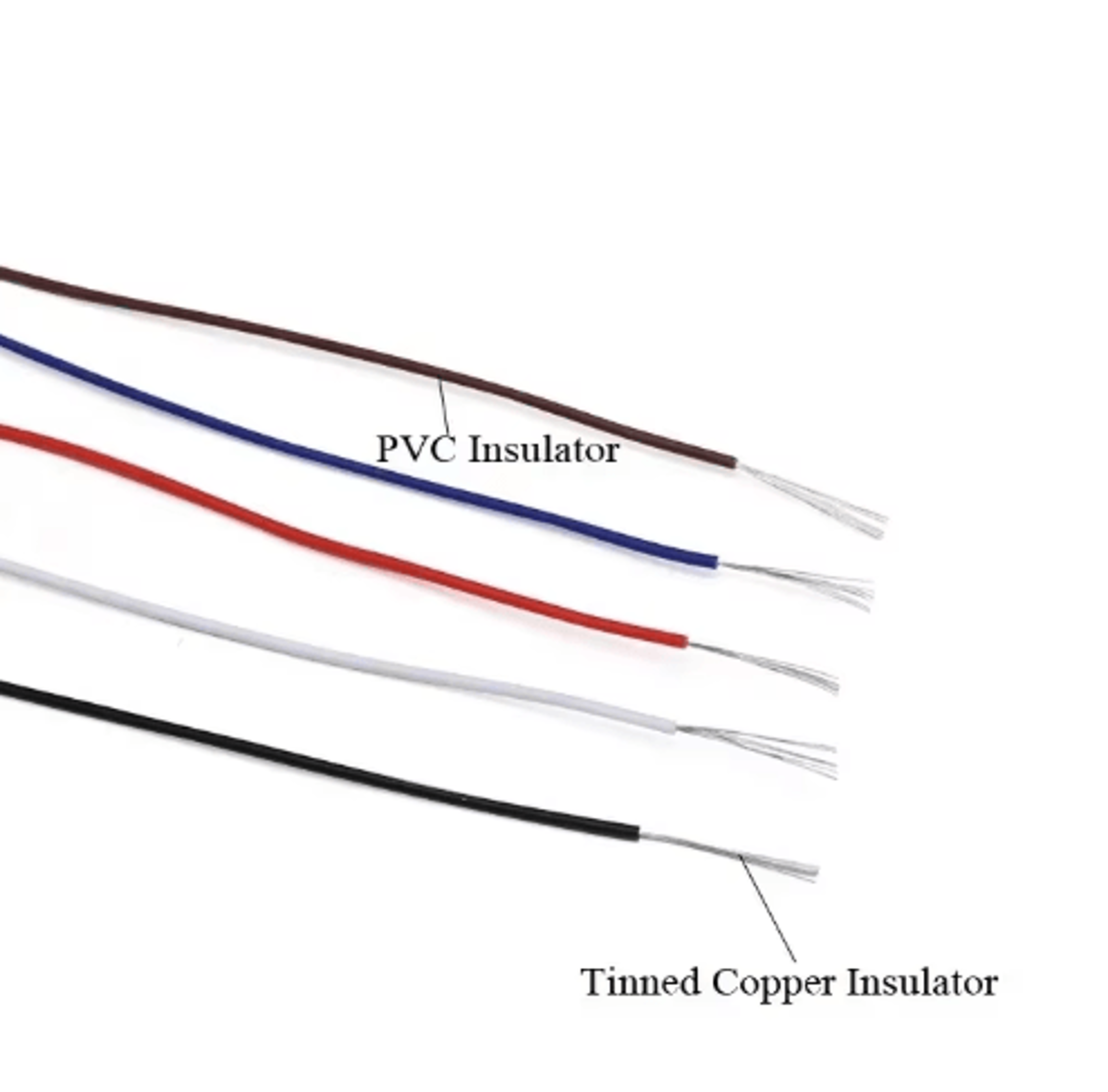 UL1571 PVC Insulated Tinned Copper Electronic Wire For LED And DIY Wiring 5