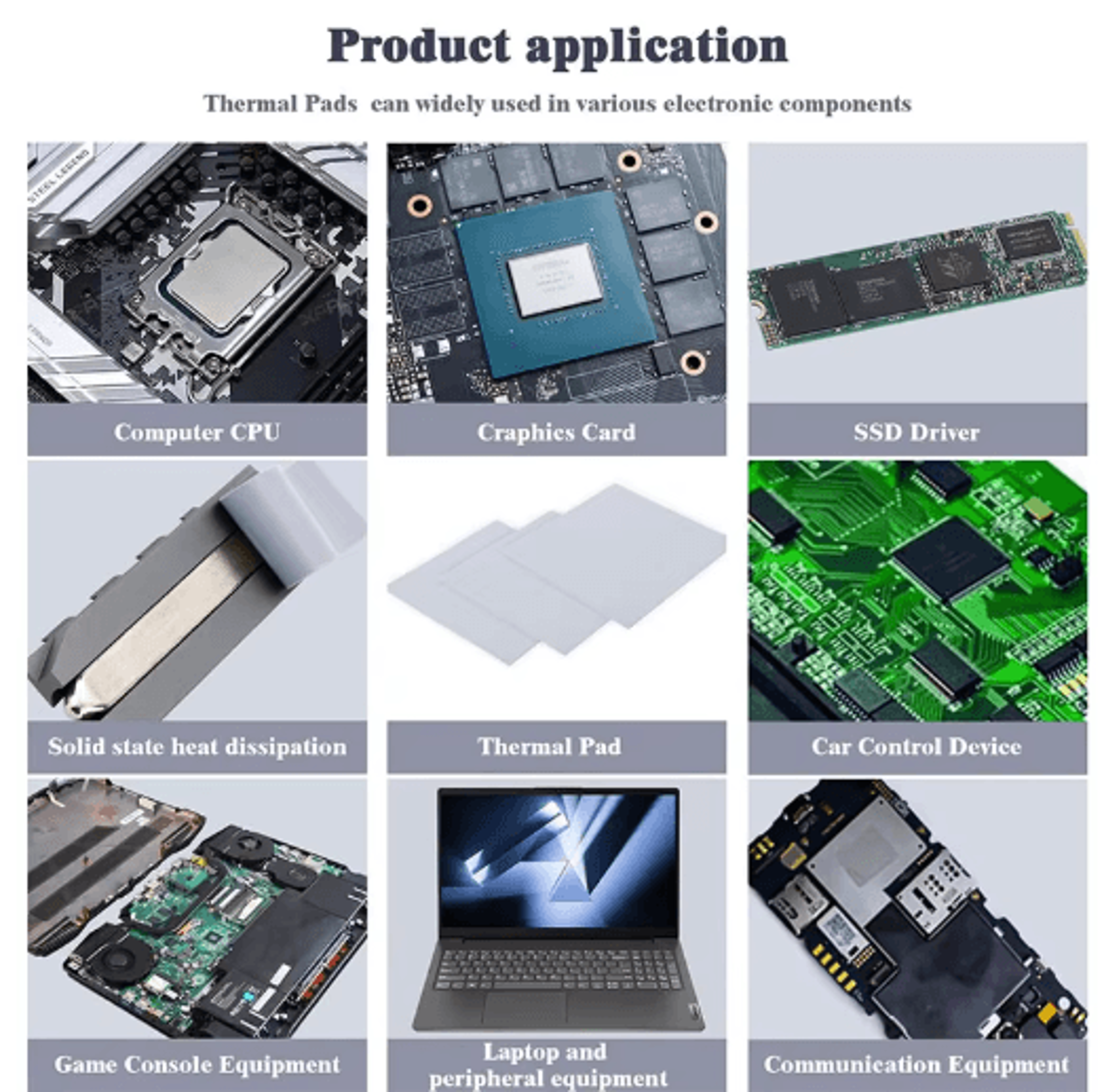 Upsiren 21W HighConductivity Thermal Pad For GPU  CPU Heatsink Cooling 1