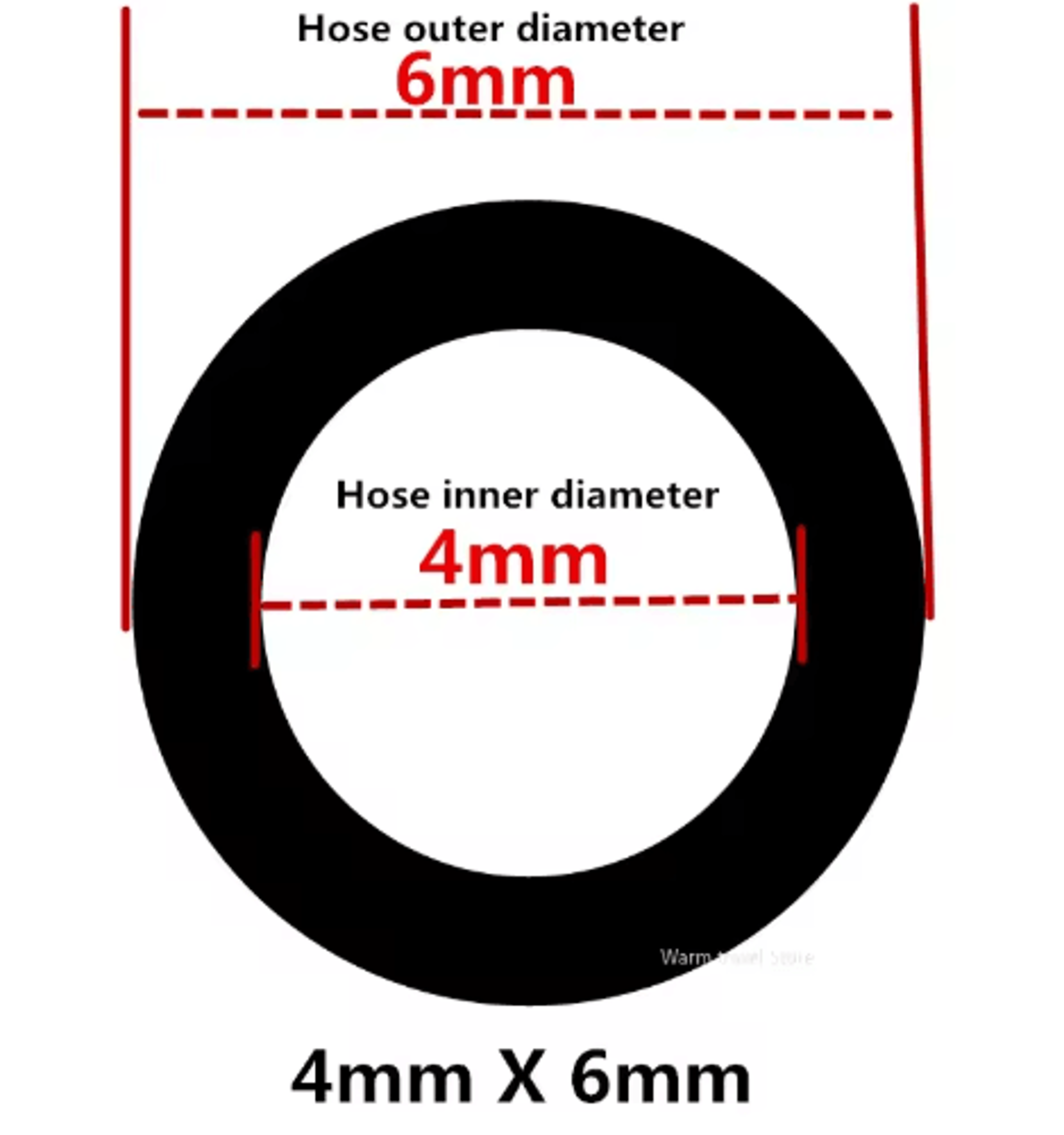 Transparent FoodGrade PVC Hose Pipe 412mm For Aquarium Pump  General Use 9