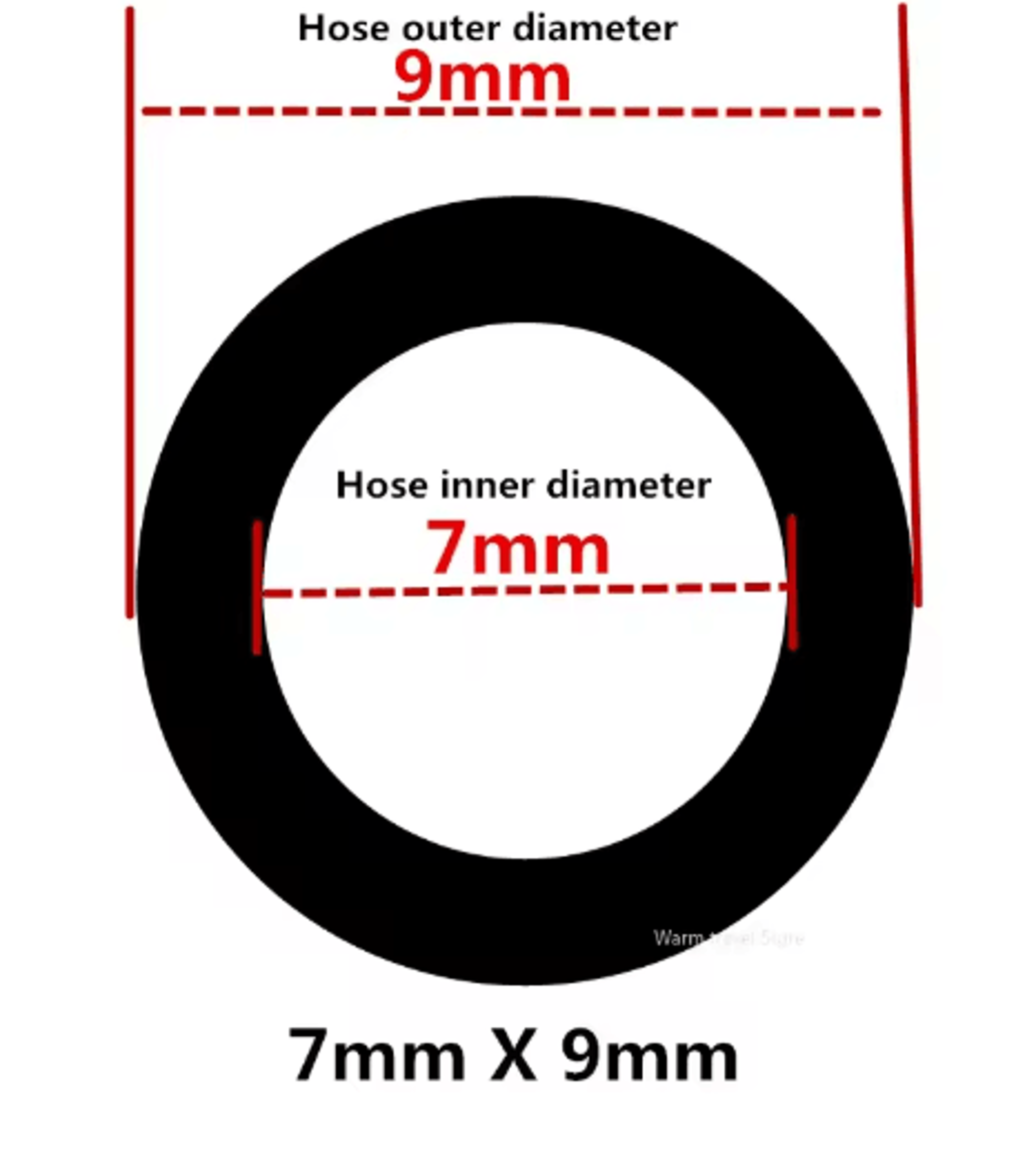 Transparent FoodGrade PVC Hose Pipe 412mm For Aquarium Pump  General Use 11