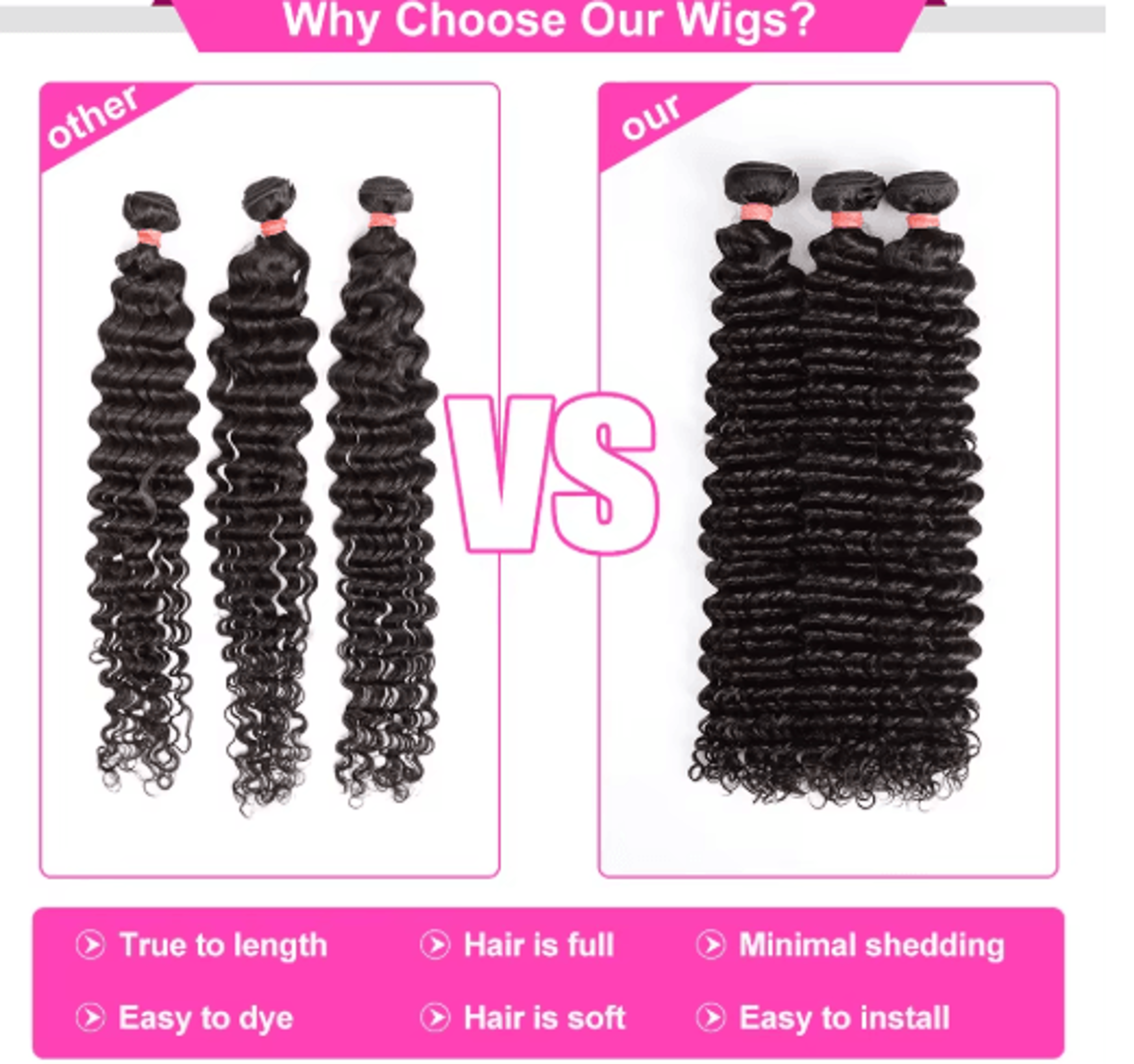 Luvin Curly Bundles Human Hair 30 34 Inch Deep Wave Raw 1 3 4 Hair Bundles 100 Unprocessed Double W 1