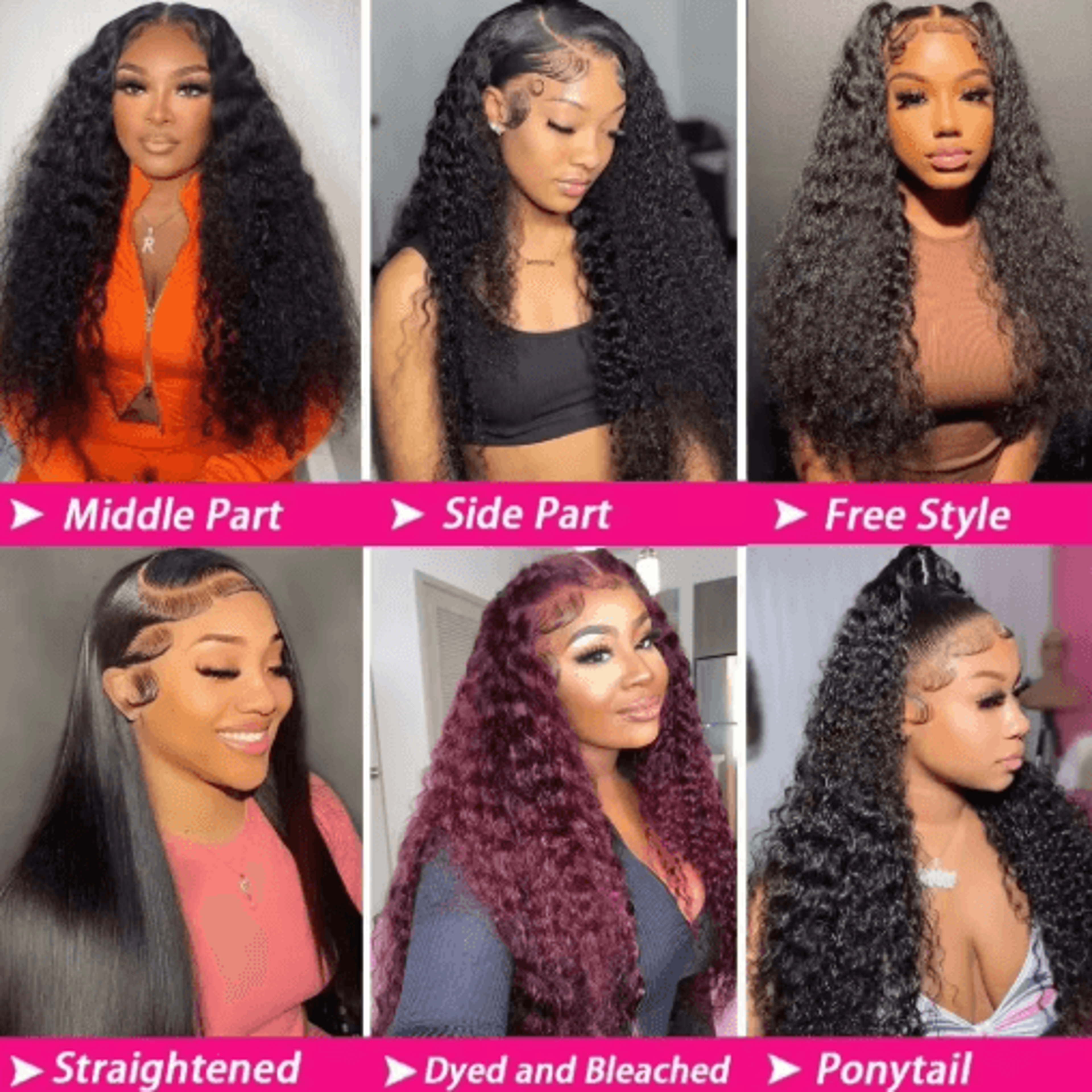 13by6 HD Lace Frontal Deep Wave Human Hair Wig 250 Density Brazilian Curly Wig 0