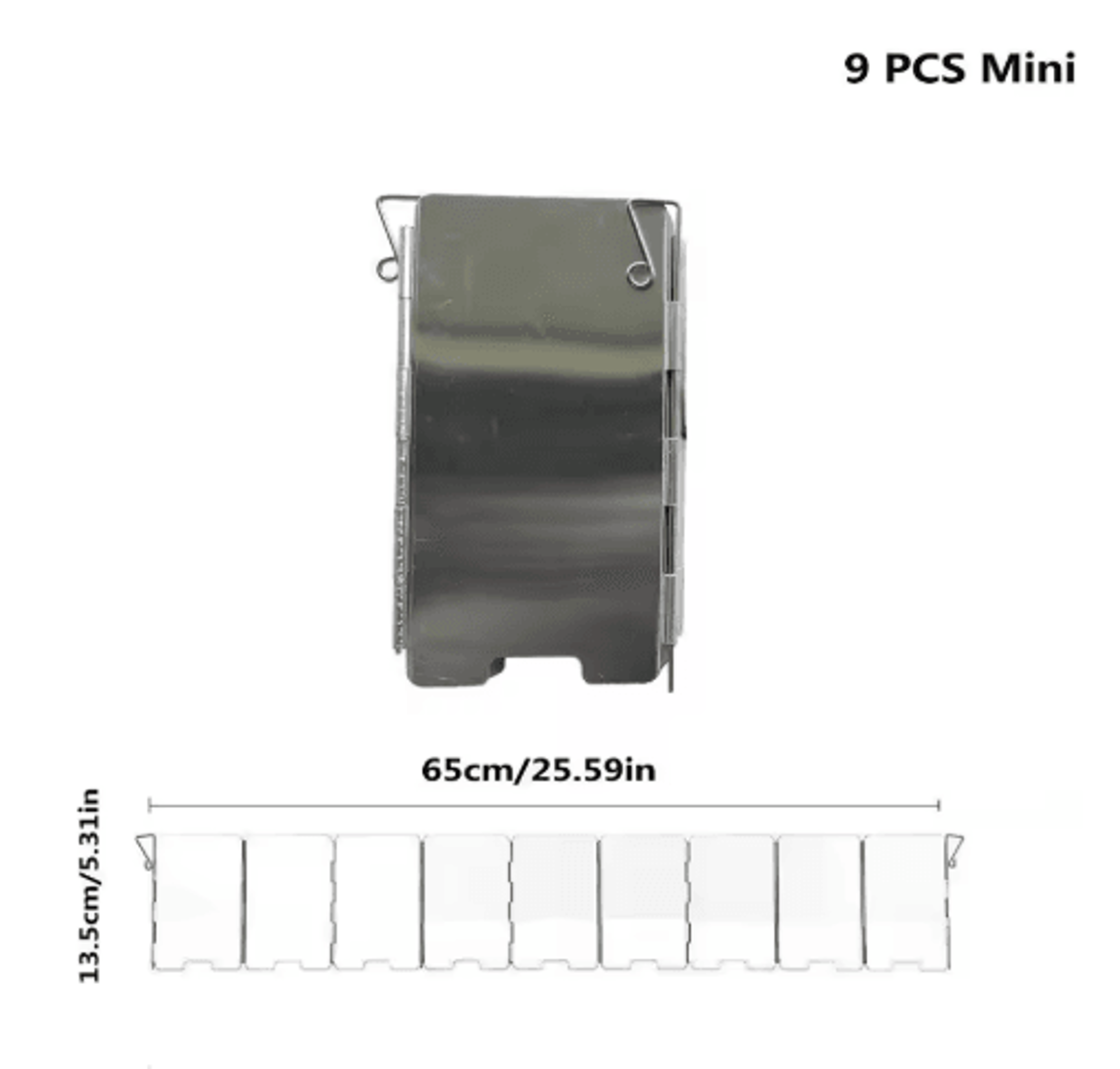 Aluminum Alloy Camping Stove Windscreen Windproof Gas Stove Shield For Outdoor Cooking 6